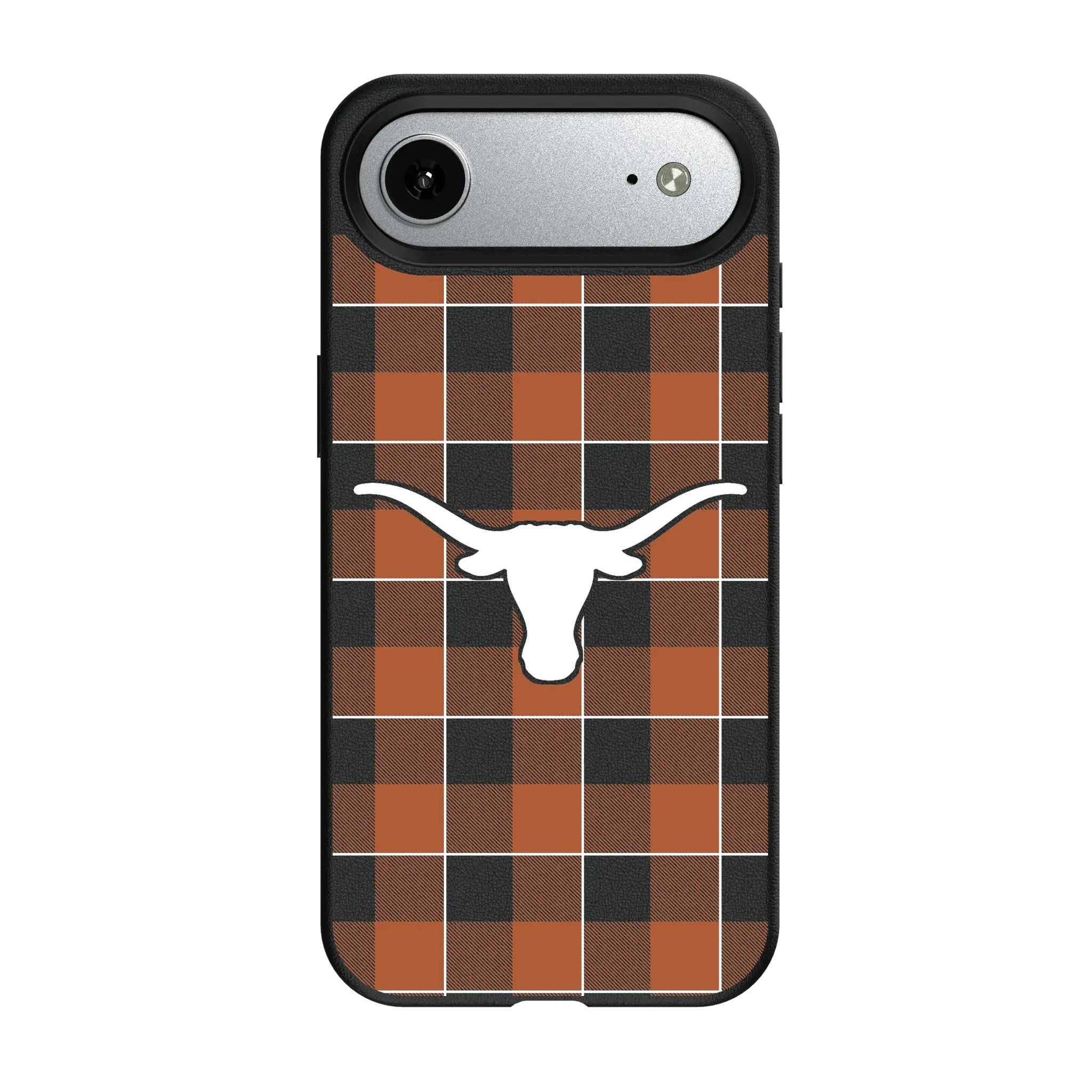 University of Texas Longhorns Plaid iPhone MagSafe Compatible Phone Case for Apple iPhone#Device_iPhone Air