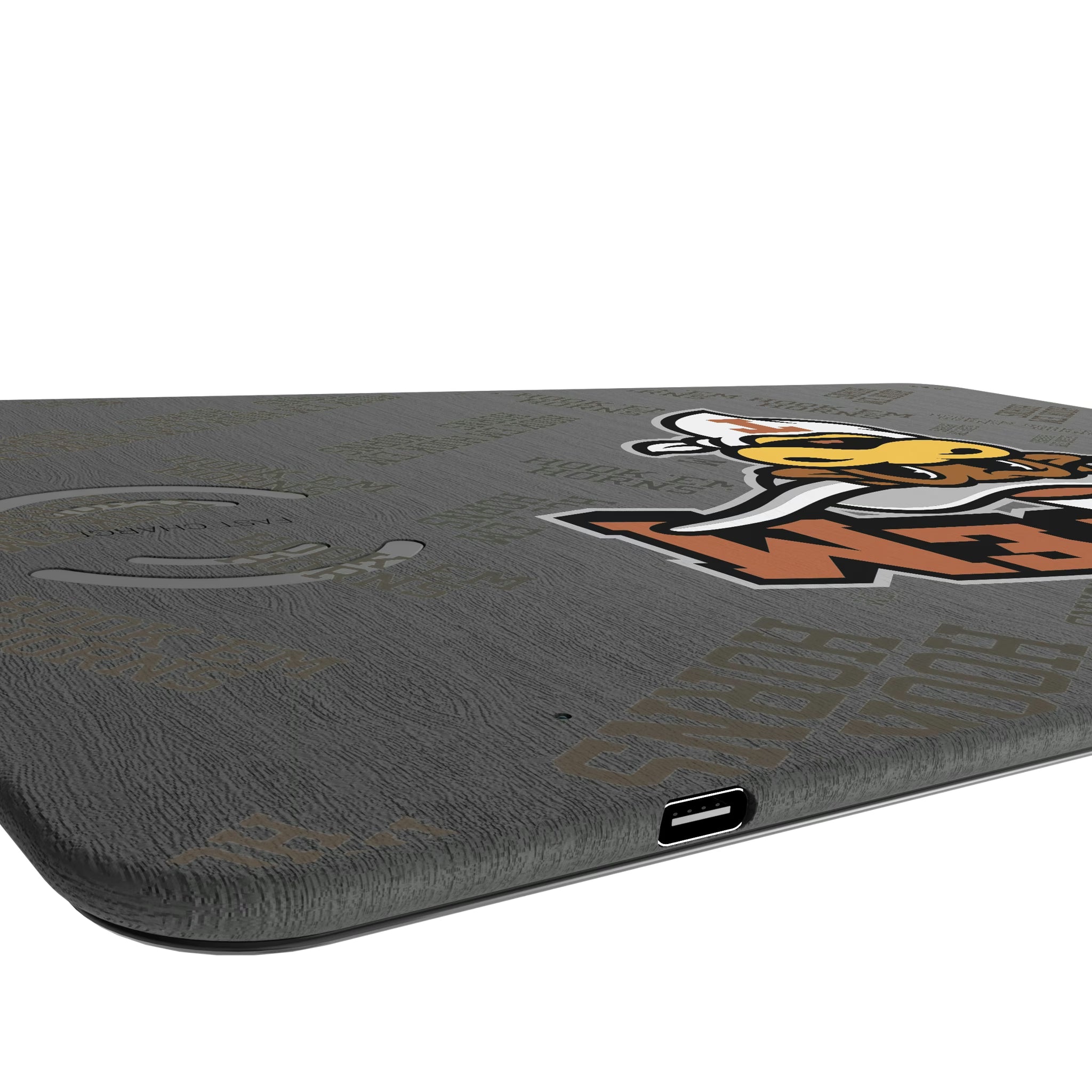 University of Texas Longhorns Quadtile 15-Watt Wireless Charger and Mouse Pad