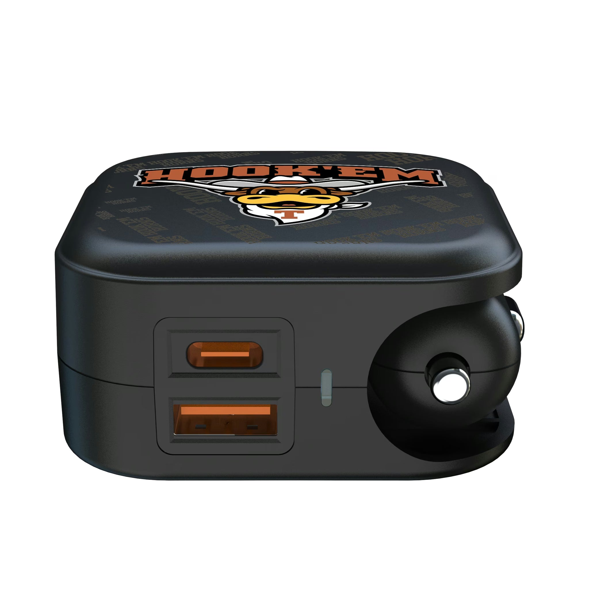 University of Texas Longhorns Quadtile 2 in 1 USB A/C Charger