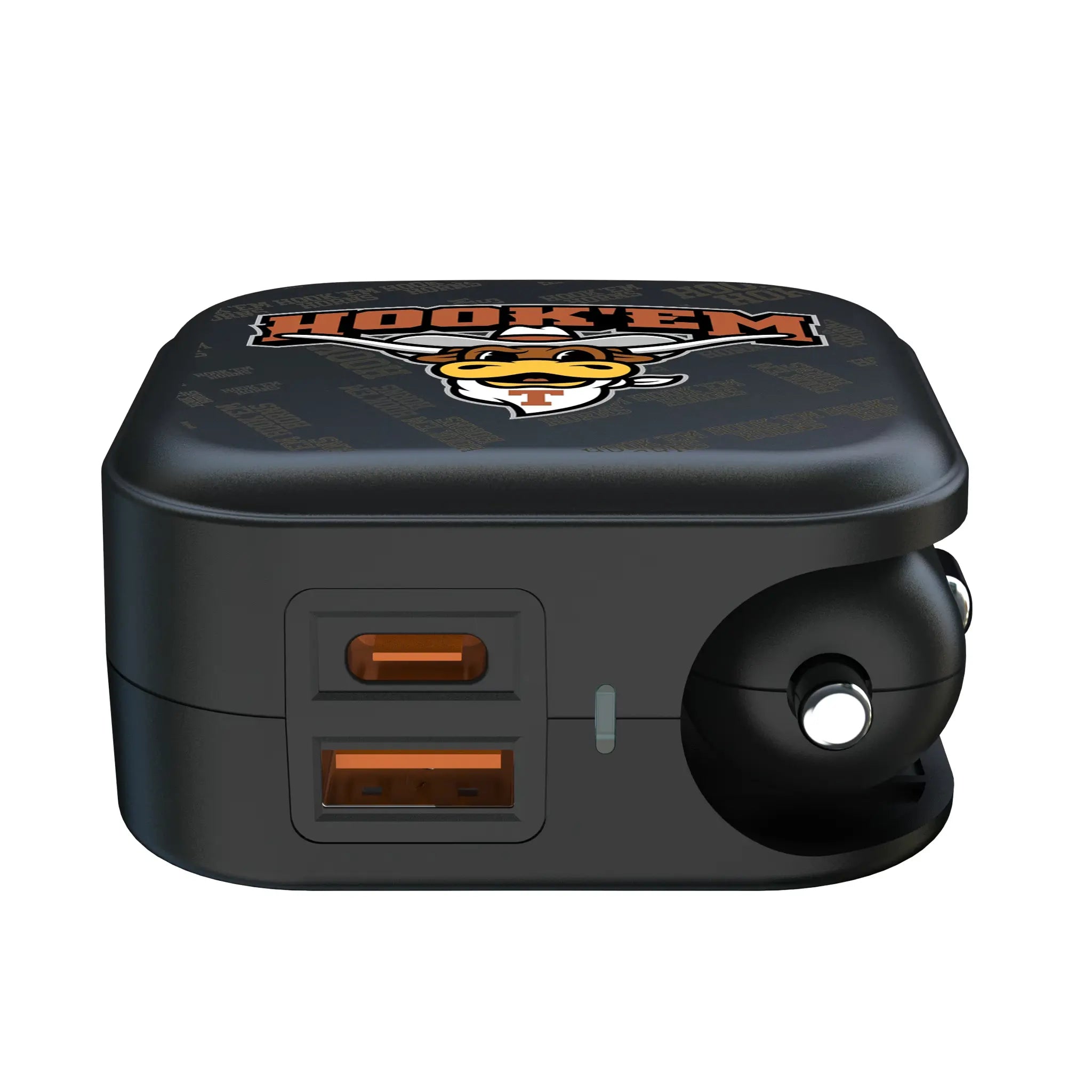 University of Texas Longhorns Quadtile 2 in 1 USB A/C Charger