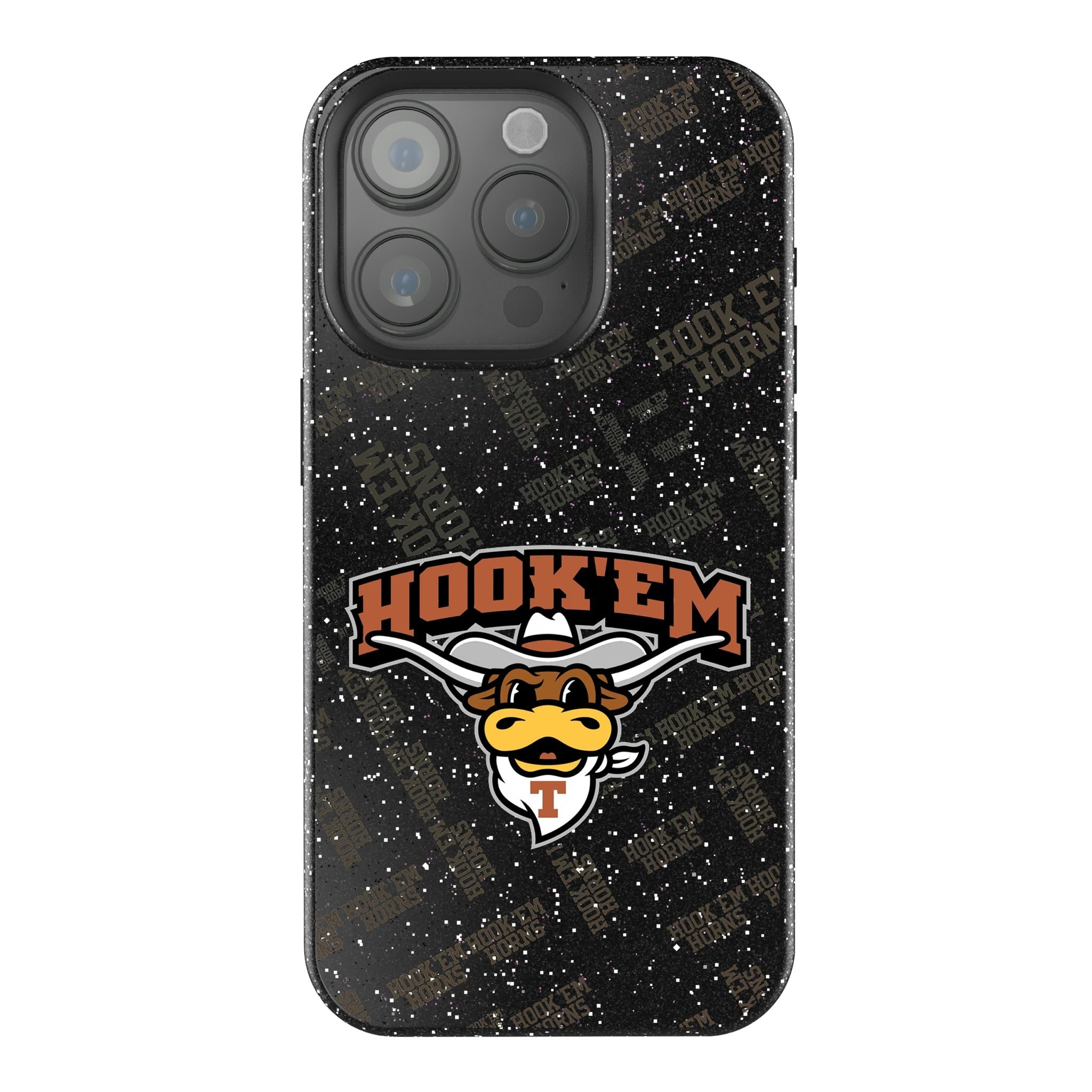 University of Texas Longhorns Quadtile iPhone Bling Phone Case for Apple iPhone