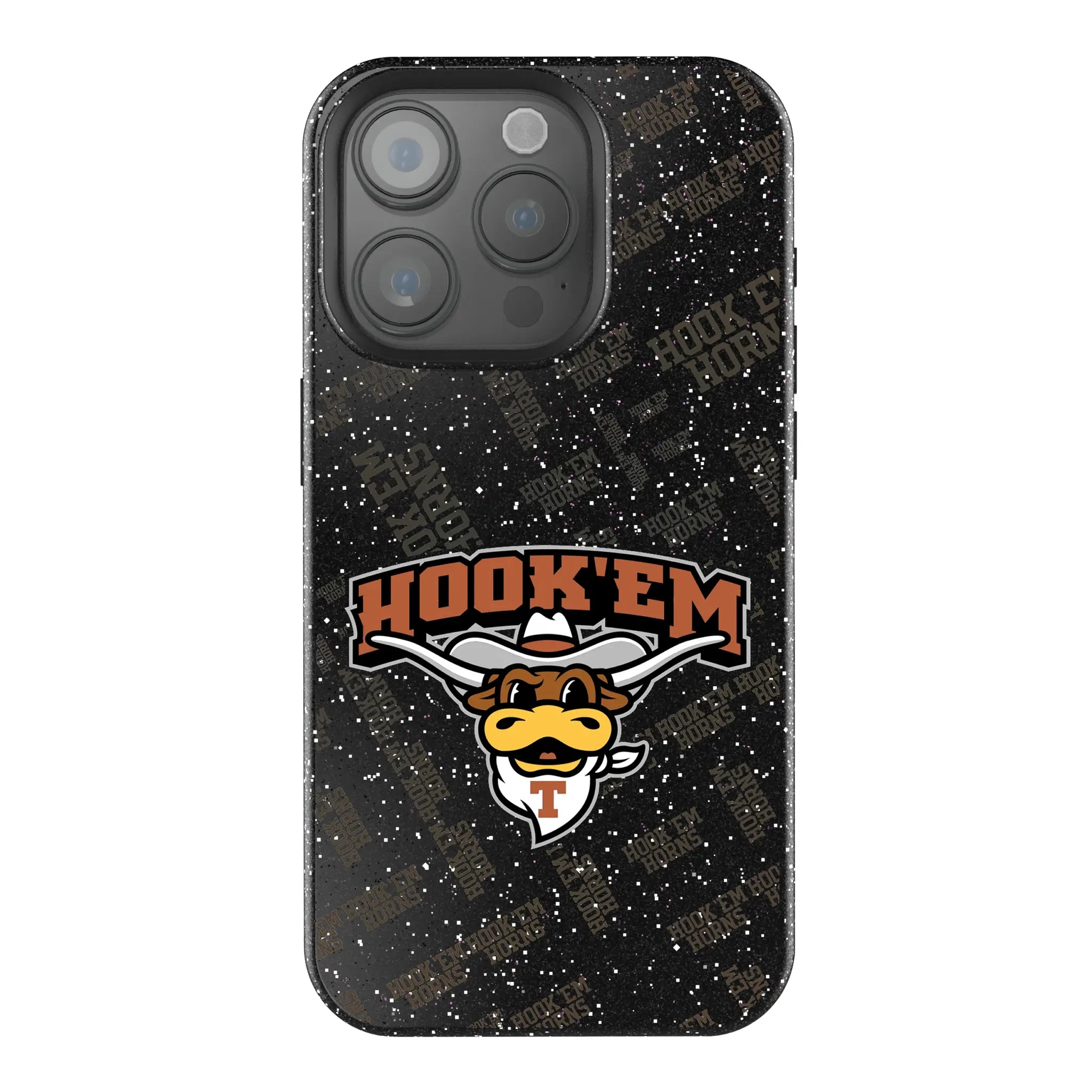 University of Texas Longhorns Quadtile iPhone Bling Phone Case for Apple iPhone