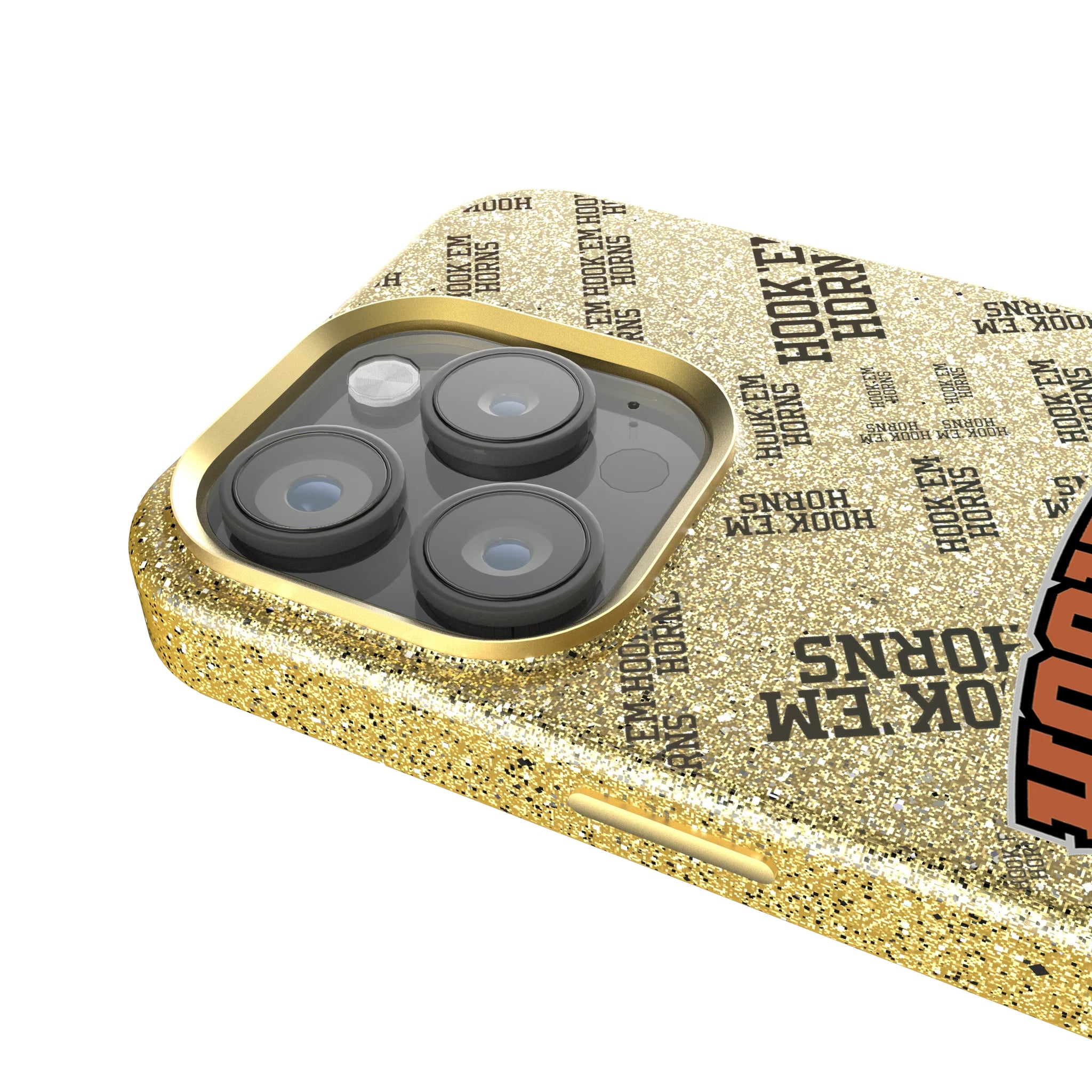 University of Texas Longhorns Quadtile iPhone Bling Phone Case for Apple iPhone - Detail