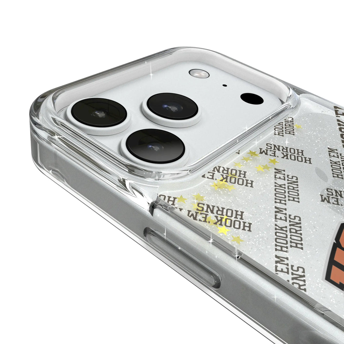University of Texas Longhorns Quadtile iPhone Glitter Phone Case for Apple iPhone - Detail#Device_iPhone 18 Pro