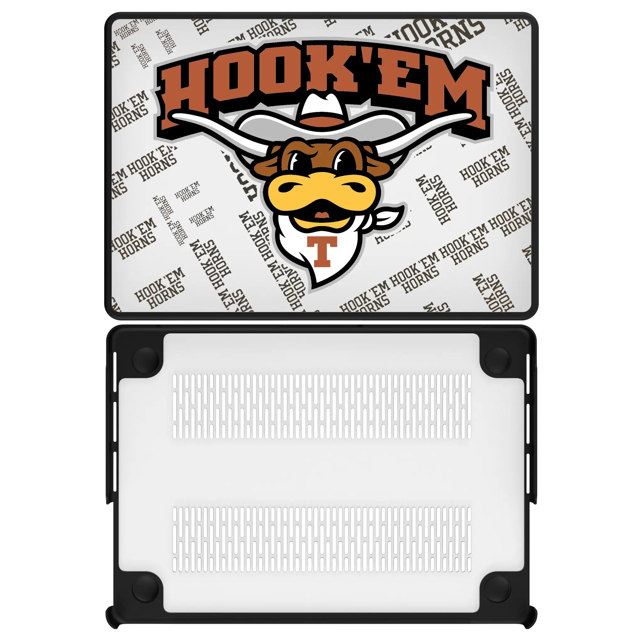 University of Texas Longhorns Quadtile MacBook Laptop Case for Apple MacBook