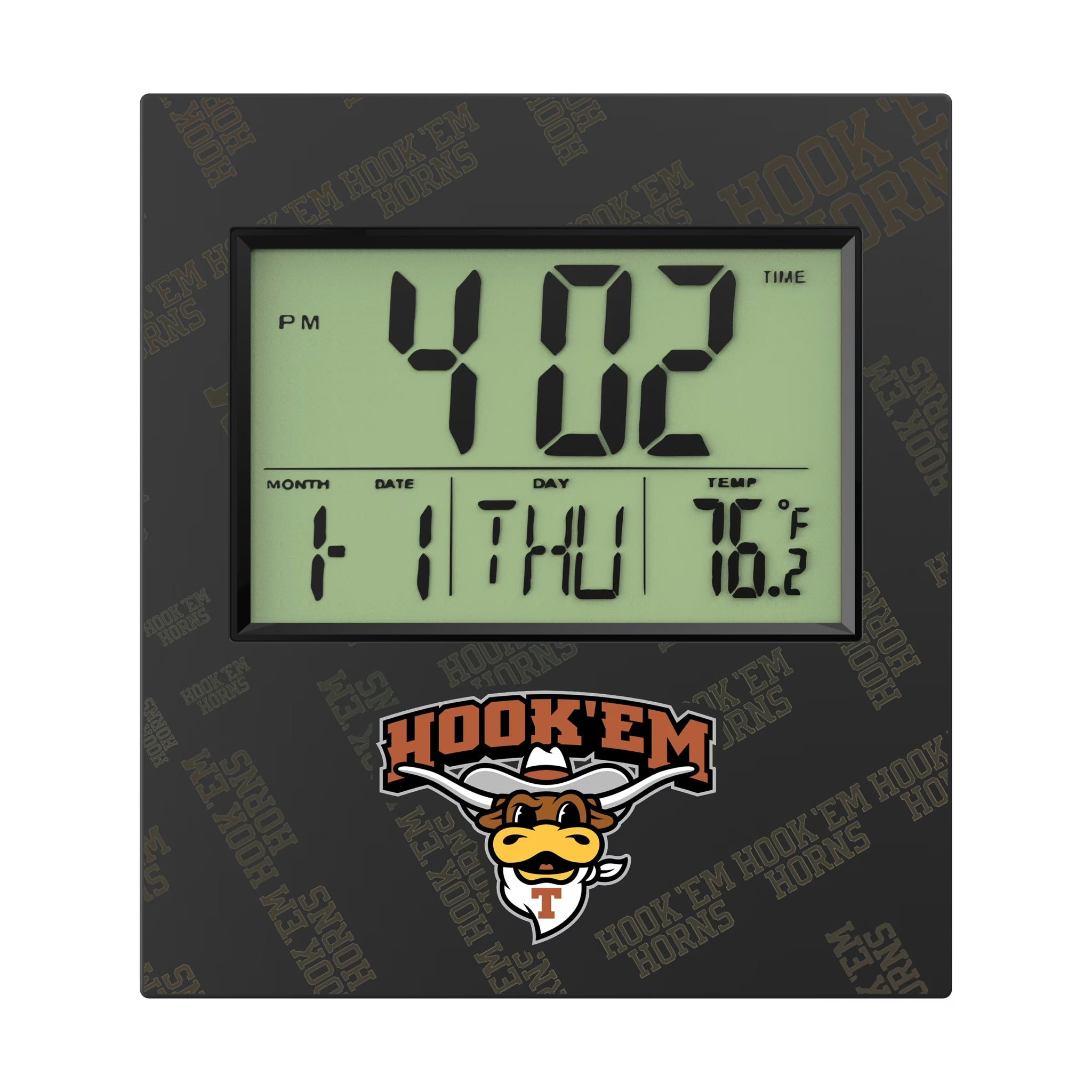 University of Texas Longhorns Quadtile Wall Clock