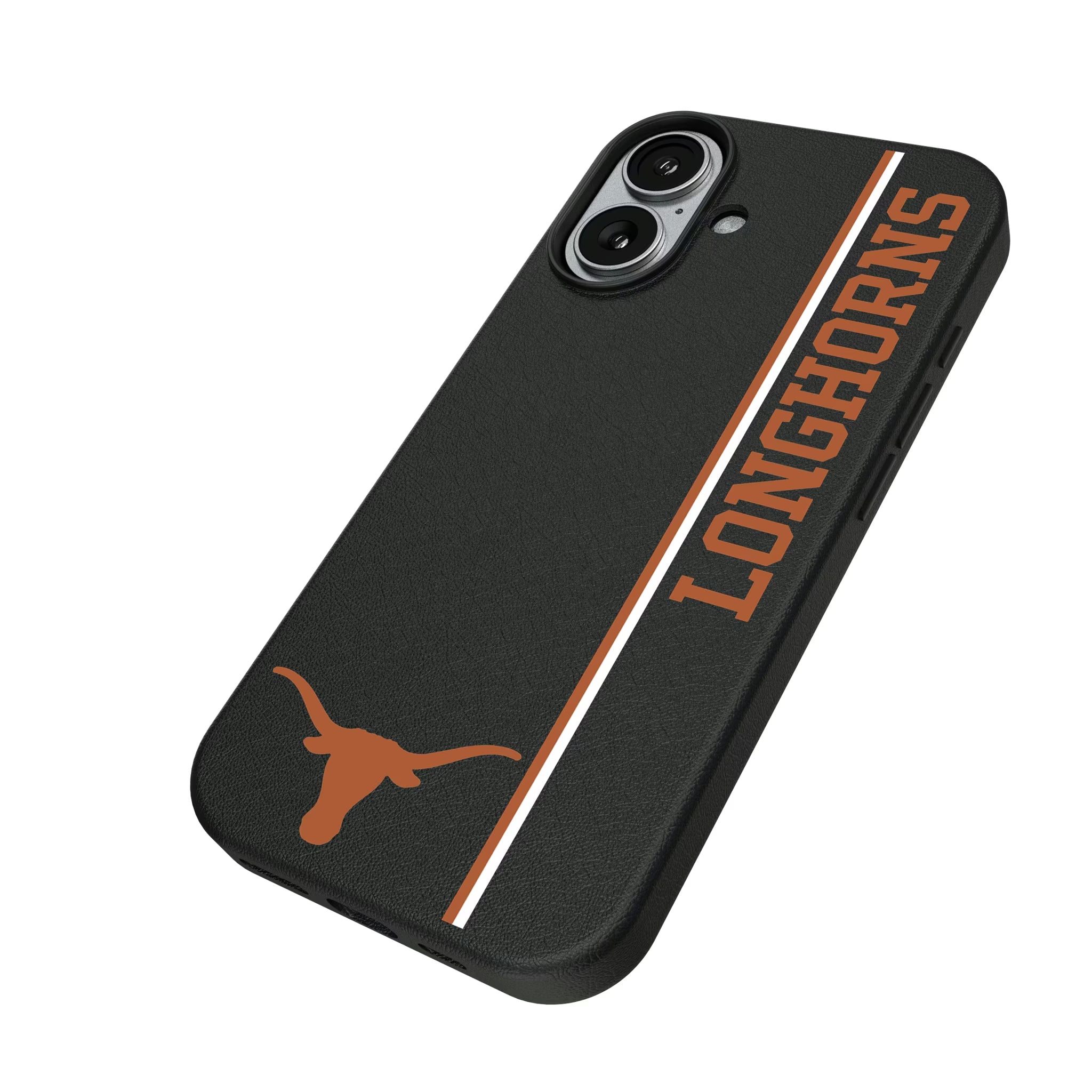 University of Texas Longhorns Sidebar iPhone MagSafe Compatible Phone Case for Apple iPhone - Isometric View#Device_iPhone 17