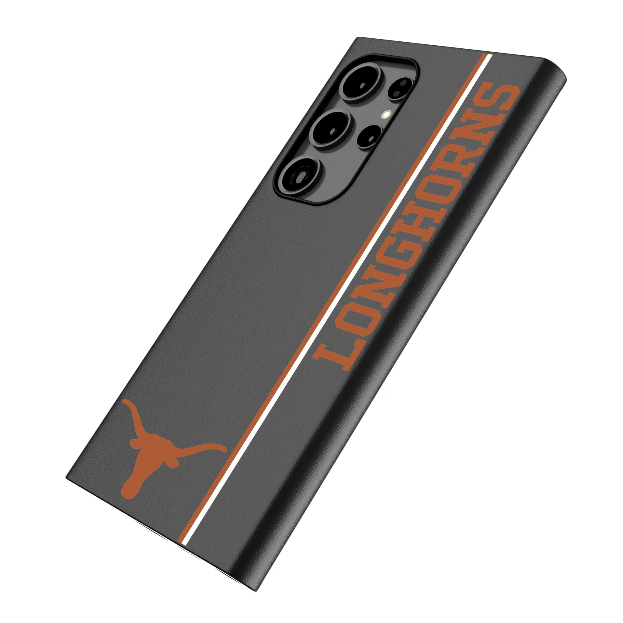University of Texas Longhorns Sidebar Galaxy MagSafe Compatible Phone Case for Samsung Galaxy - Isometric View