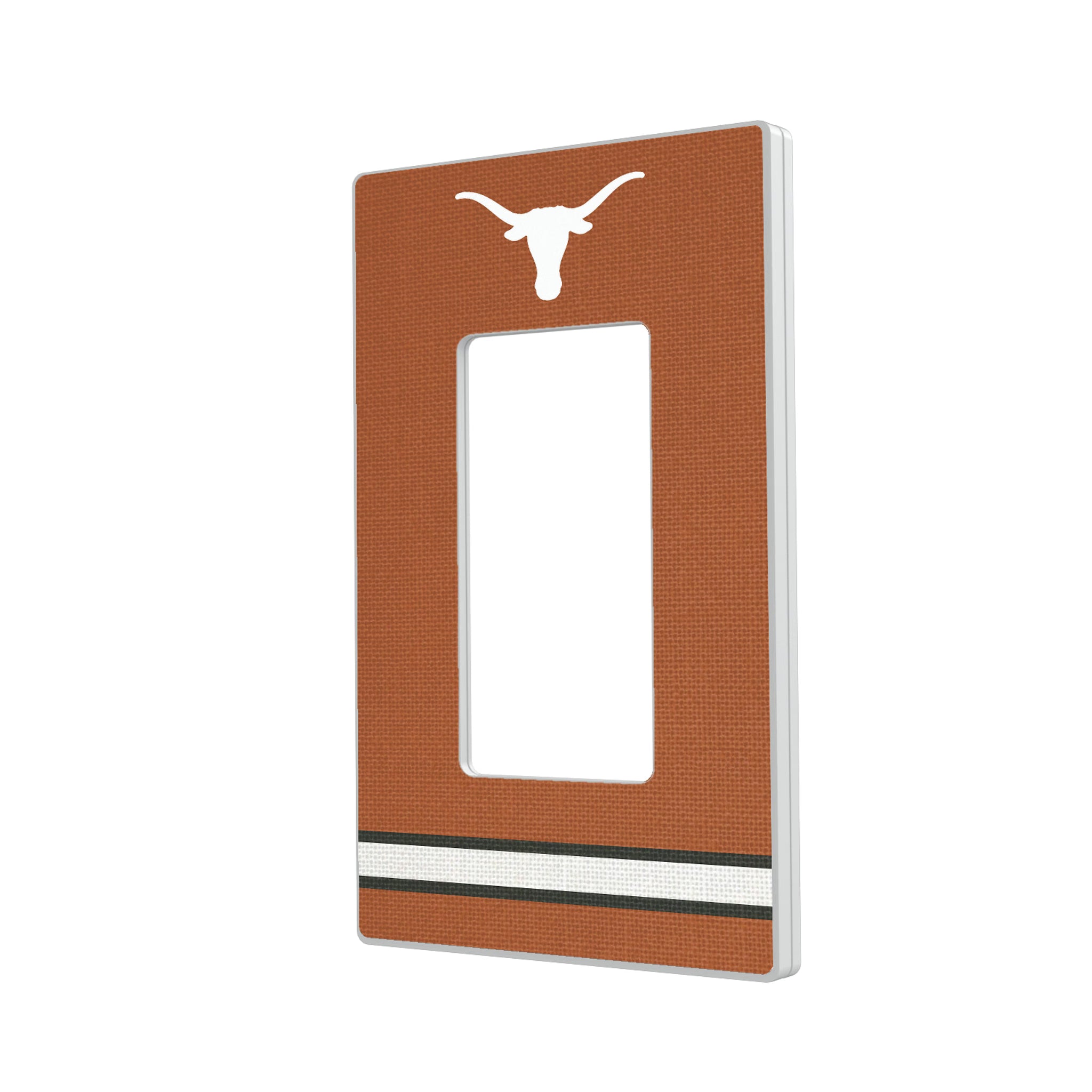 University of Texas Longhorns Stripe Hidden-Screw Light Switch Plate#Style_Single Rocker