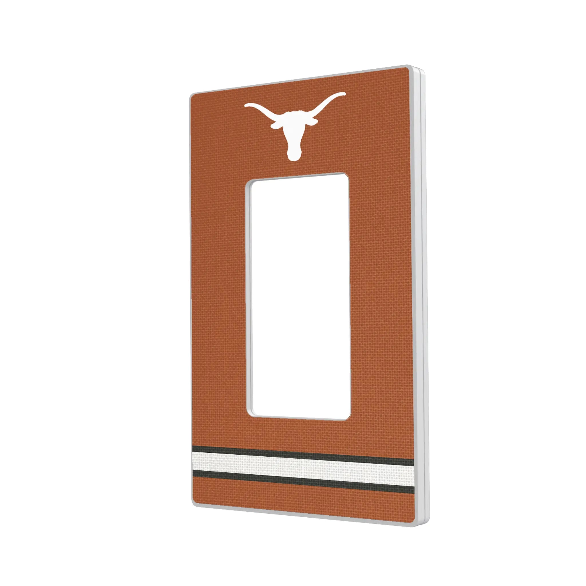University of Texas Longhorns Stripe Hidden-Screw Light Switch Plate#Style_Single Rocker