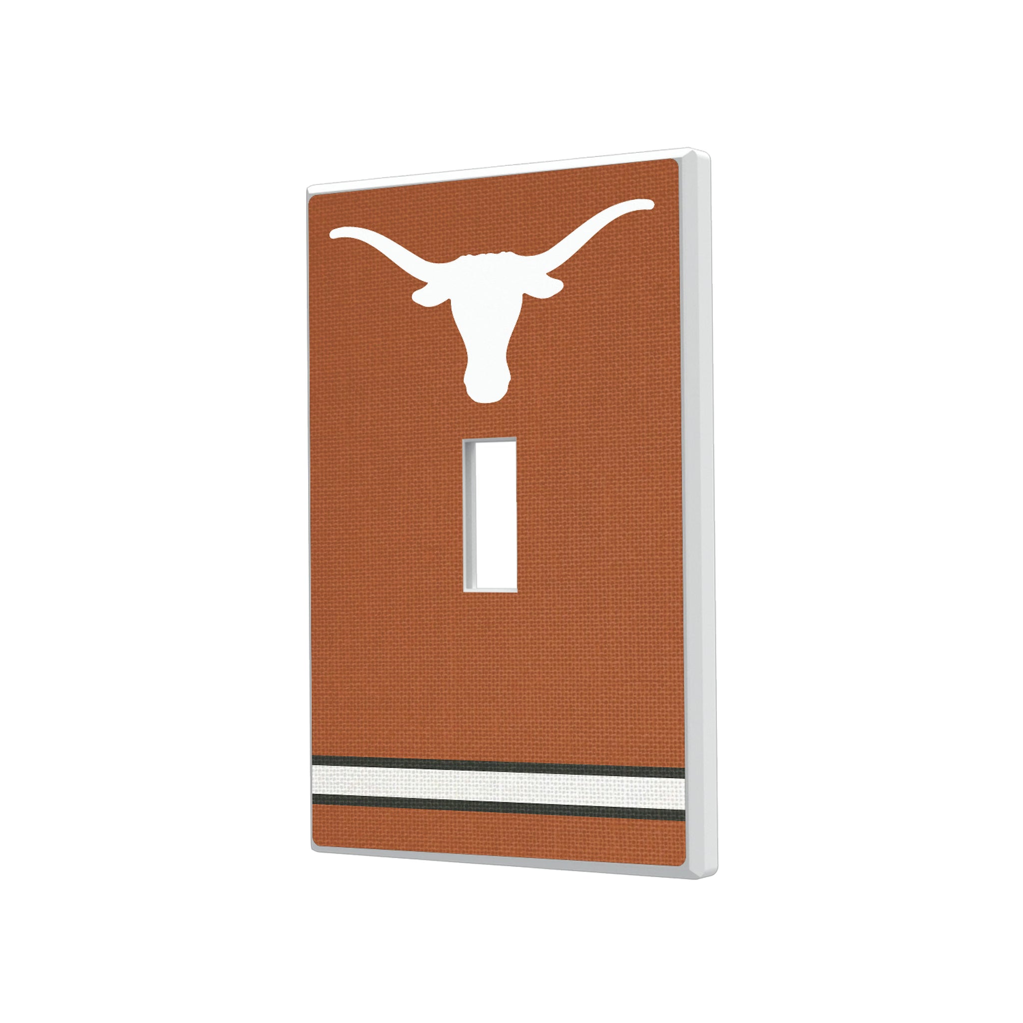 University of Texas Longhorns Stripe Hidden-Screw Light Switch Plate#Style_Single Toggle