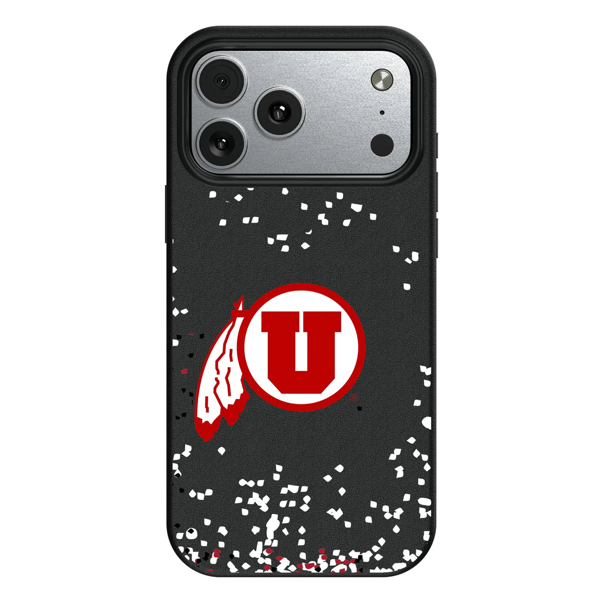 University of Utah Utes Confetti iPhone MagSafe Compatible Phone Case for Apple iPhone#Device_iPhone 17 Pro Max