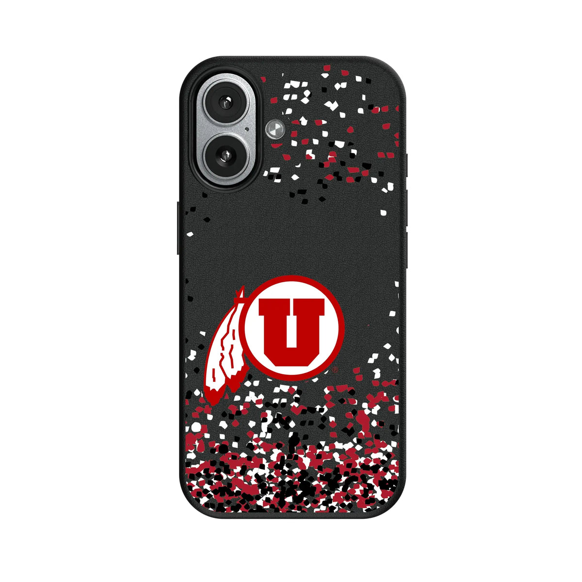 University of Utah Utes Confetti iPhone MagSafe Compatible Phone Case for Apple iPhone#Device_iPhone 17