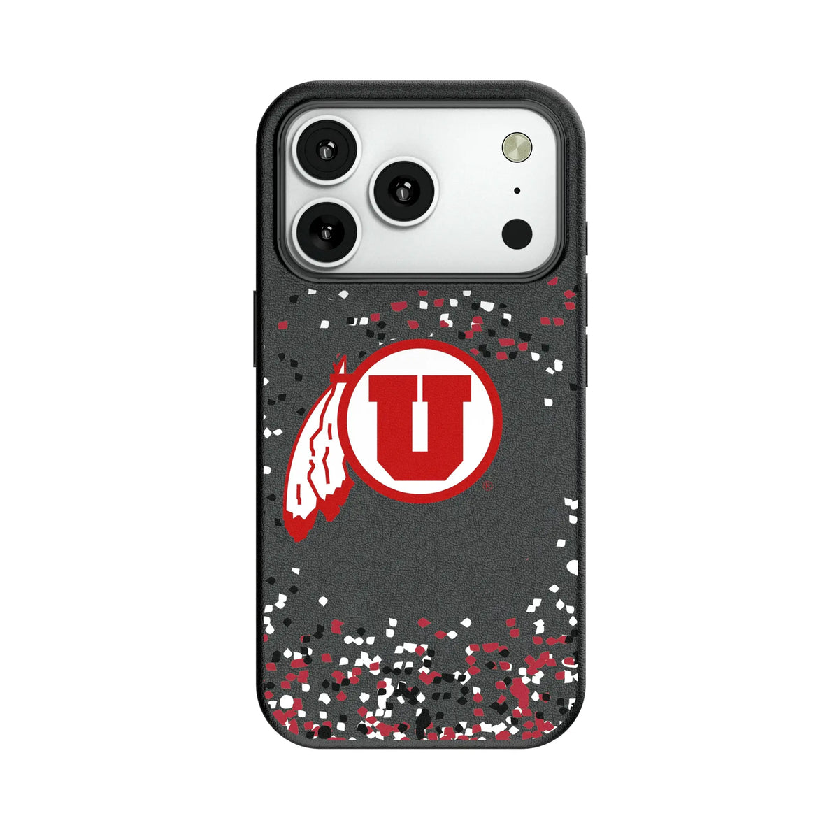 University of Utah Utes Confetti MagSafe Compatible Phone Case for Apple iPhone