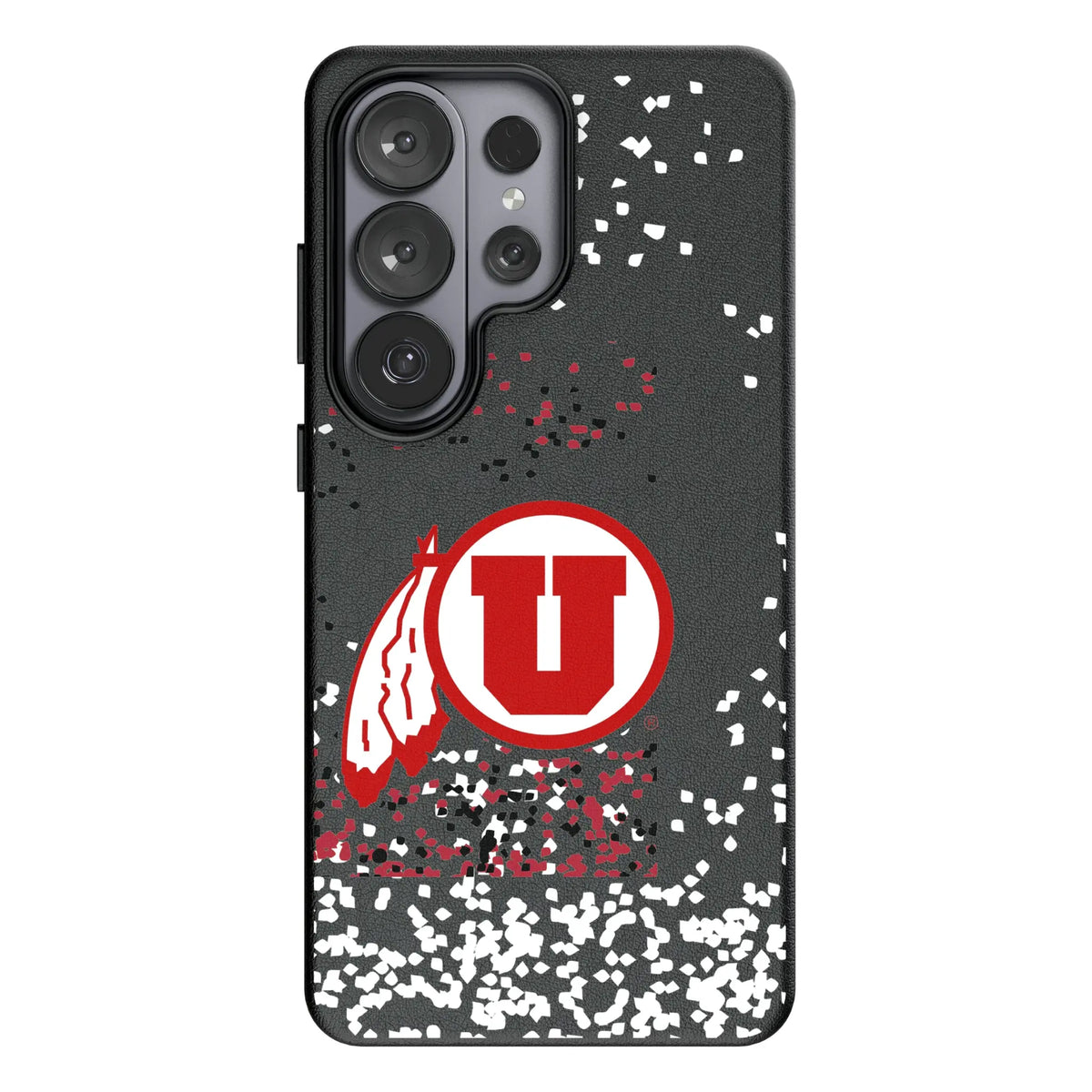 University of Utah Utes Confetti Galaxy MagSafe Compatible Phone Case for Samsung Galaxy#Device_Galaxy S26 Ultra