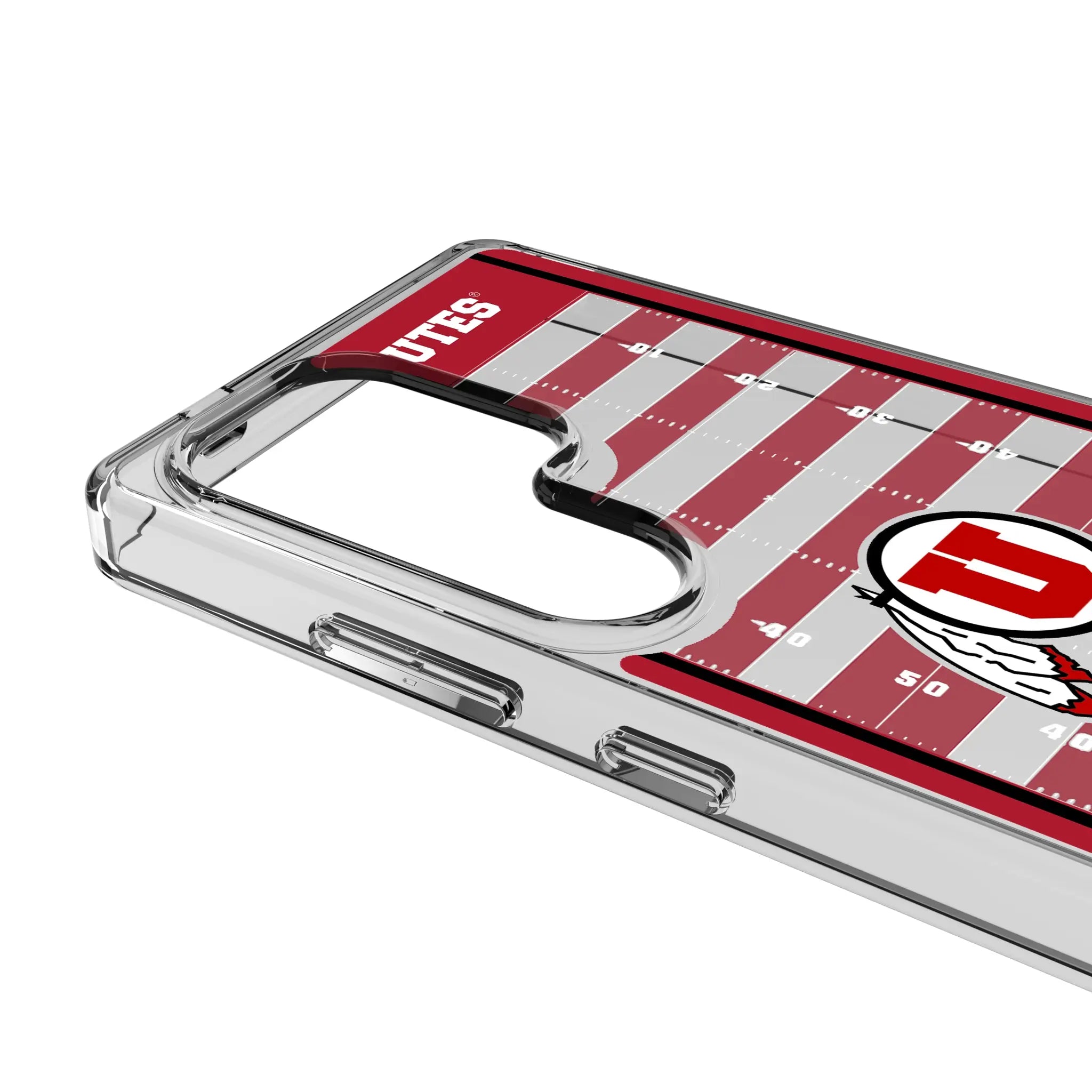 University of Utah Utes Field Galaxy Clear Phone Case for Samsung Galaxy - Detail#Device_Galaxy S25 Ultra