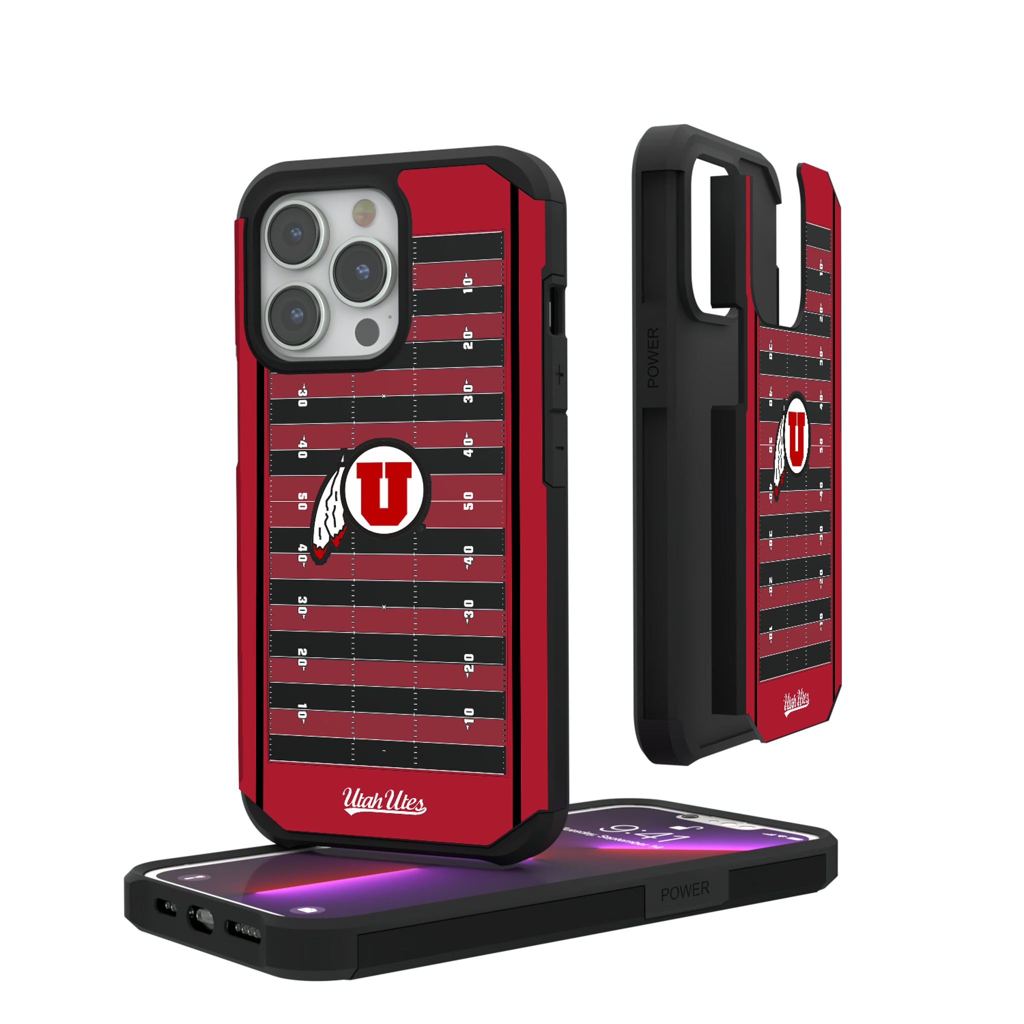 University of Utah Utes Field iPhone Rugged Phone Case for Apple iPhone