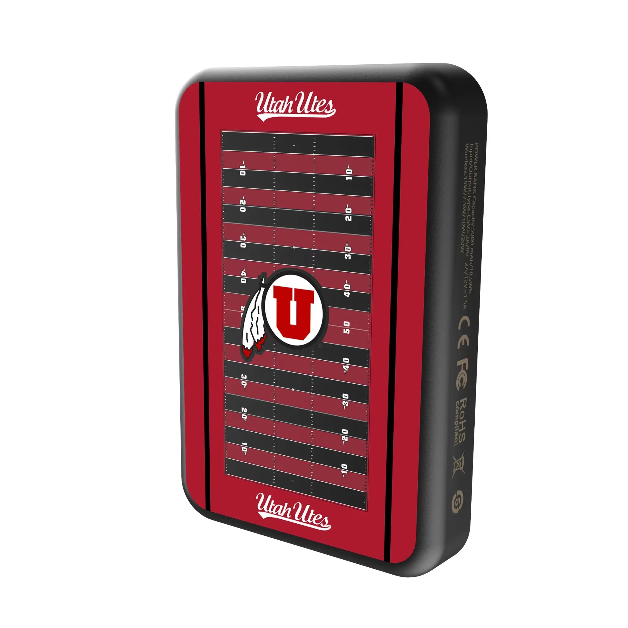 University of Utah Utes Field Wireless Mag Power Bank