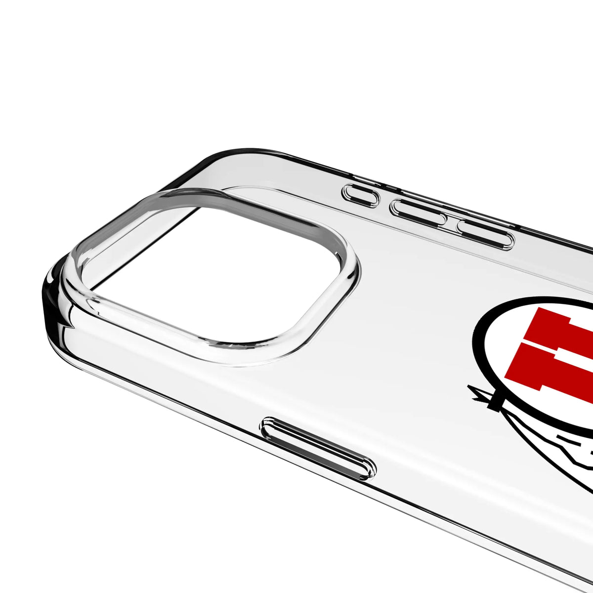 University of Utah Utes Insignia iPhone Clear Phone Case for Apple iPhone - Detail