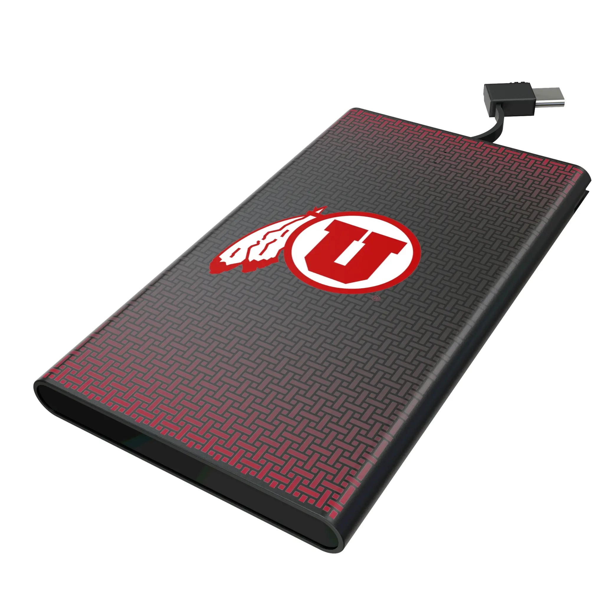 University of Utah Utes Linen 5000mAh Flat Power Bank