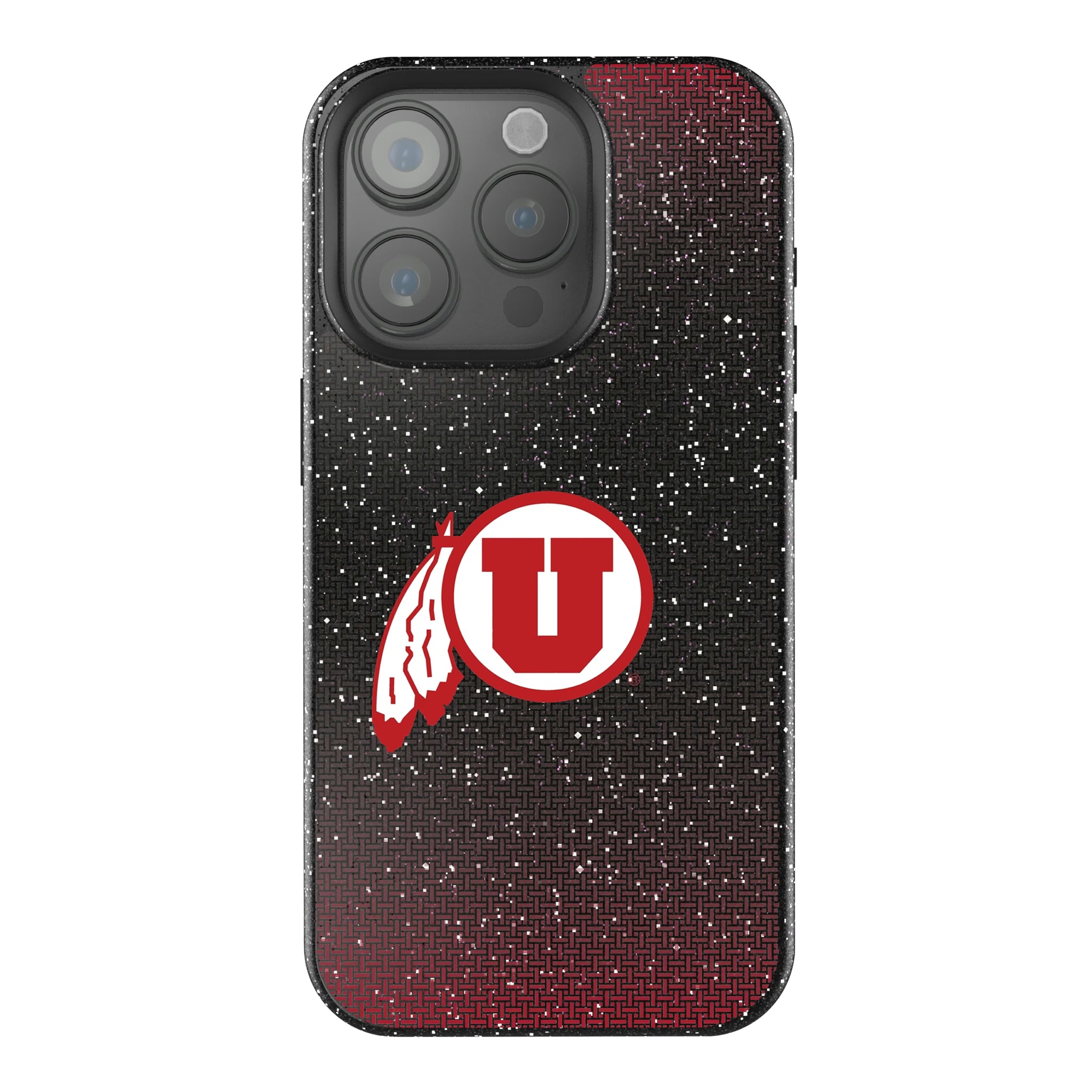 University of Utah Utes Linen iPhone Bling Phone Case for Apple iPhone