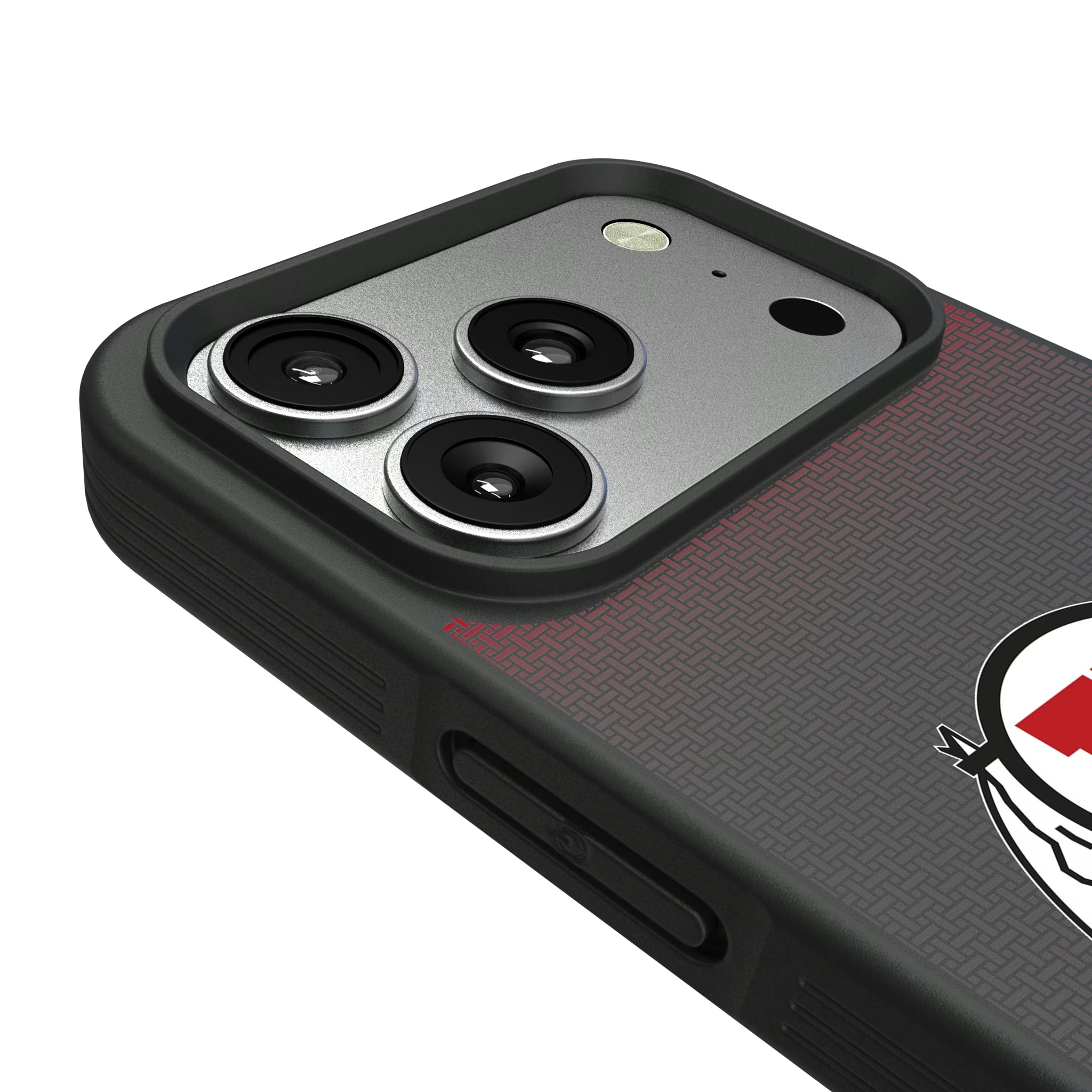 University of Utah Utes Linen iPhone Bump Phone Case for Apple iPhone - Detail#Device_iPhone 17 Pro