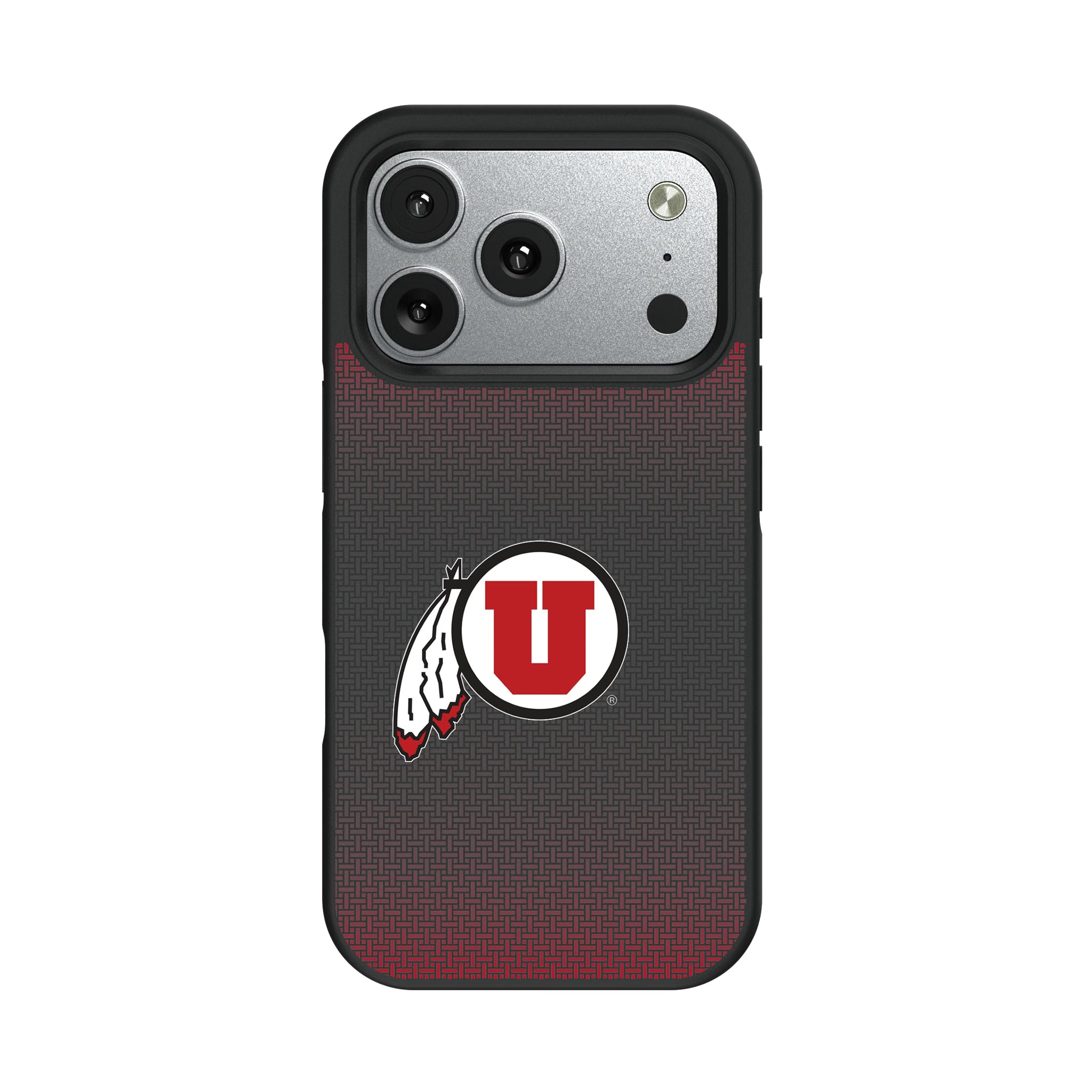 University of Utah Utes Linen iPhone Bump Phone Case for Apple iPhone#Device_iPhone 17 Pro