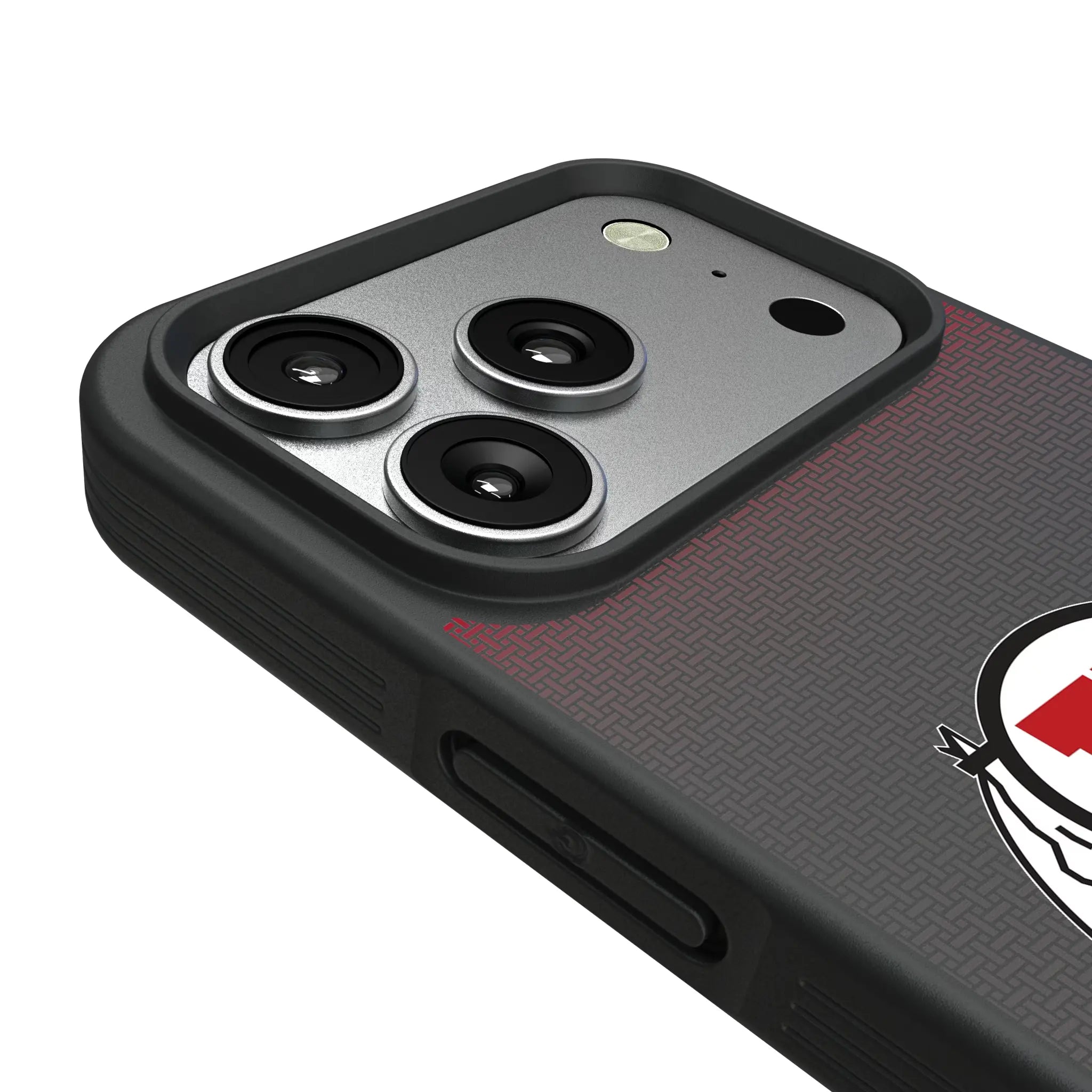 University of Utah Utes Linen iPhone Bump Phone Case for Apple iPhone - Detail#Device_iPhone 17 Pro