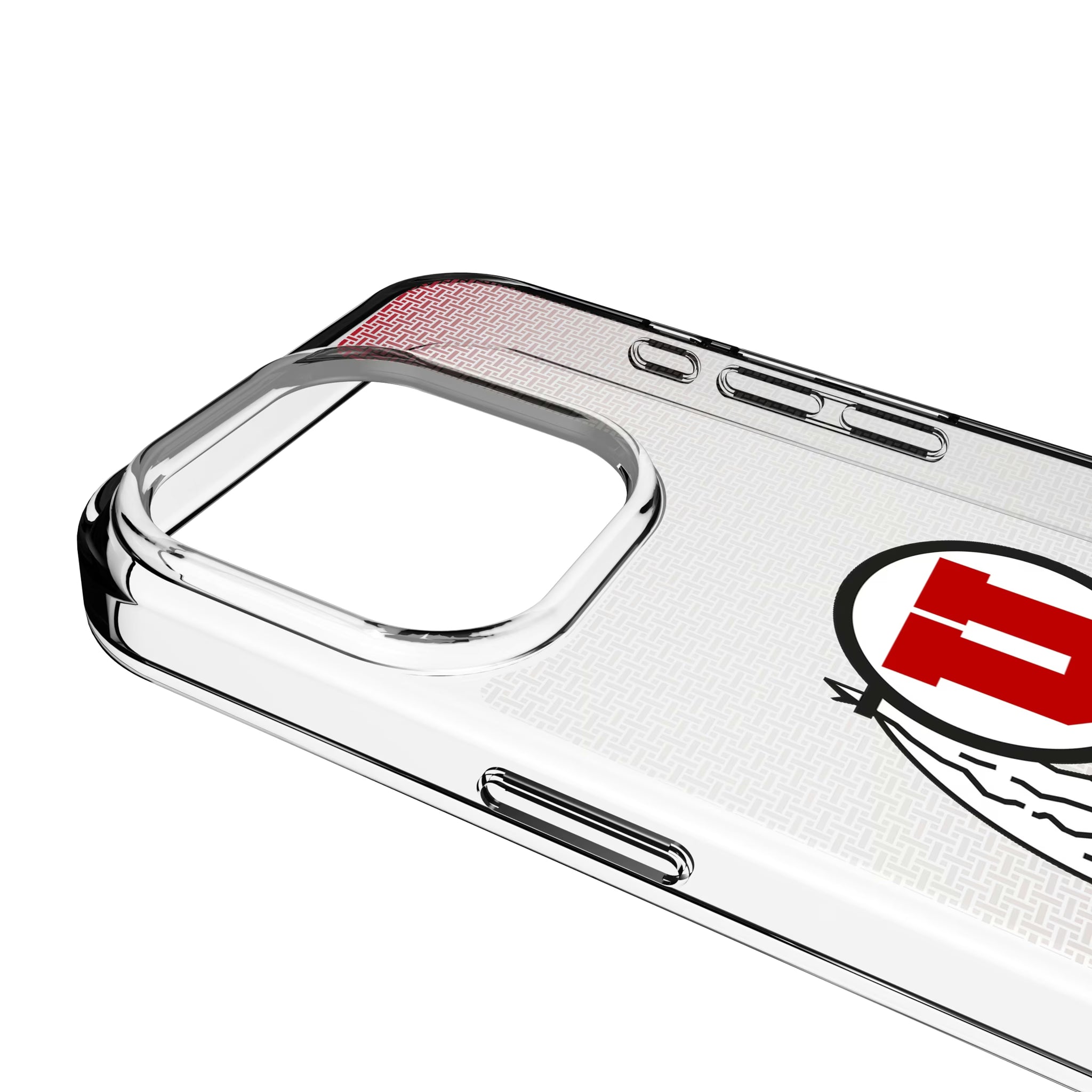 University of Utah Utes Linen iPhone Clear Phone Case for Apple iPhone - Detail