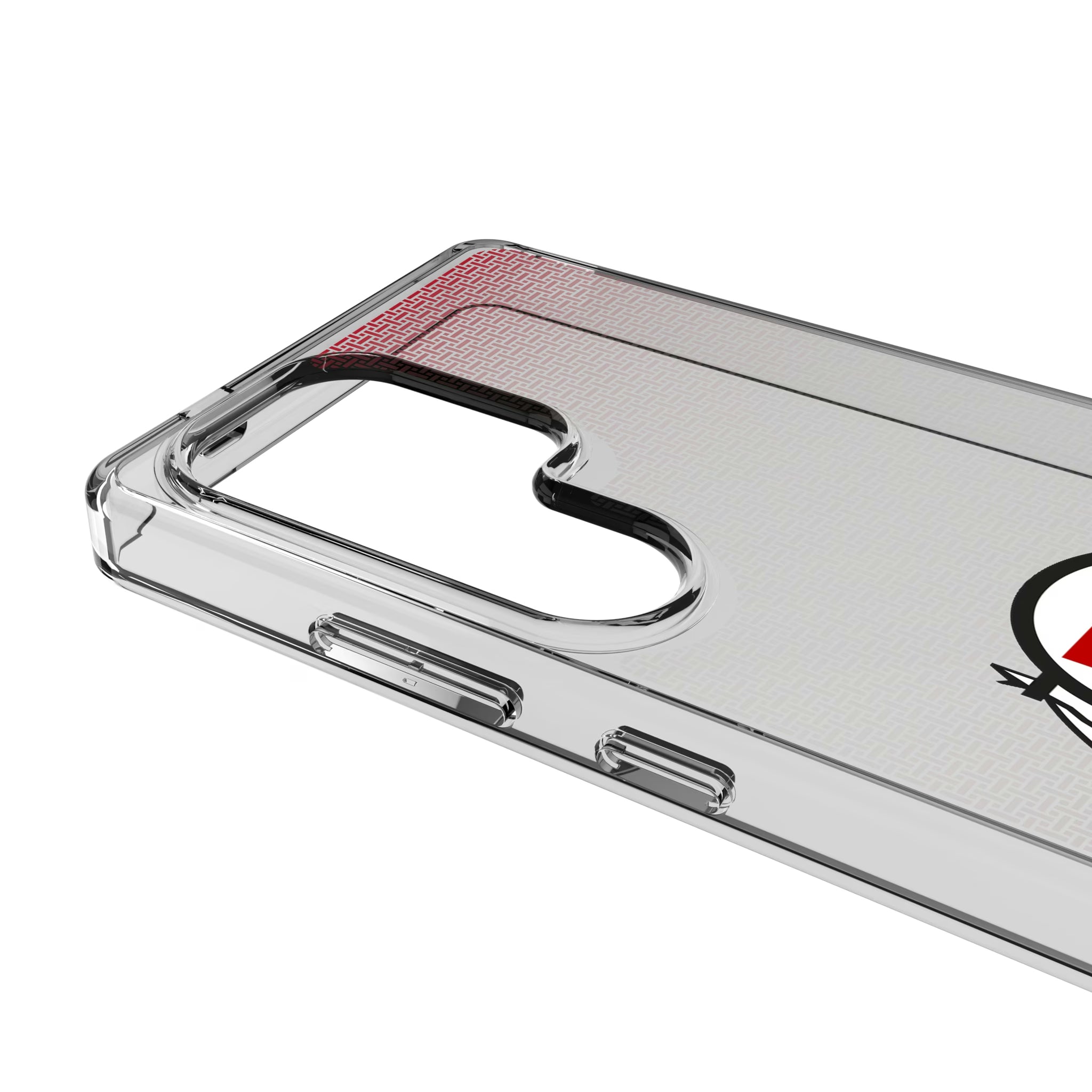 University of Utah Utes Linen Galaxy Clear Phone Case for Samsung Galaxy - Detail