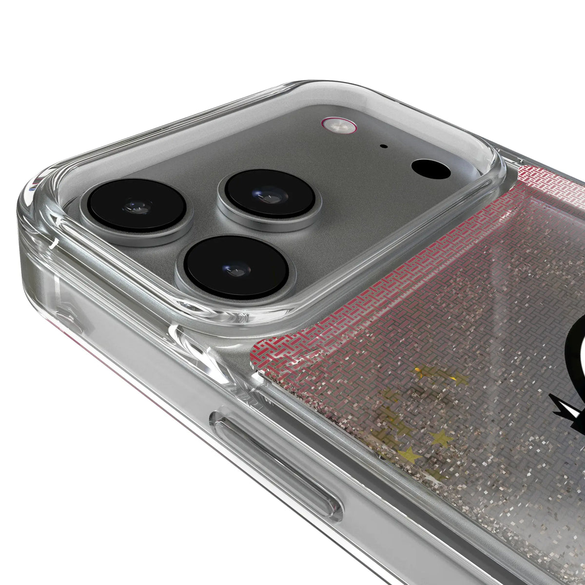 University of Utah Utes Linen iPhone Glitter Phone Case for Apple iPhone - Detail#Device_iPhone 18 Pro Max