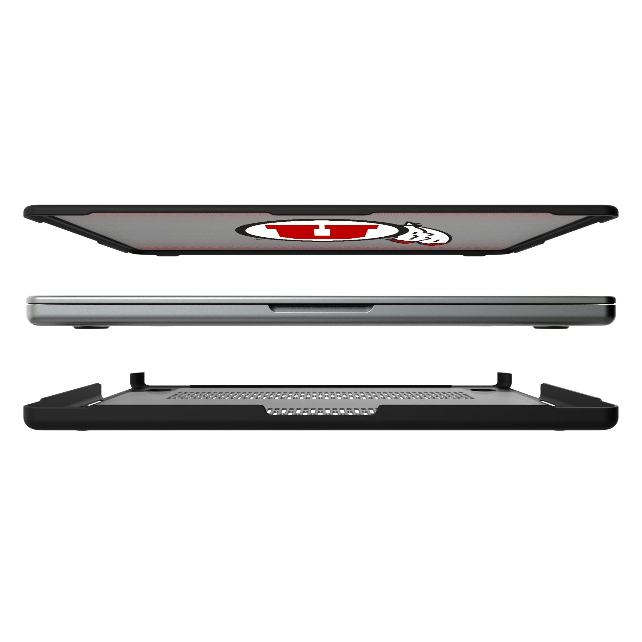 University of Utah Utes Linen MacBook Laptop Case for Apple MacBook#Device_MacBook Pro (14-inch, 2021) / MacBook Pro (14-inch, 2023) / MacBook Pro (14-inch, 2024)