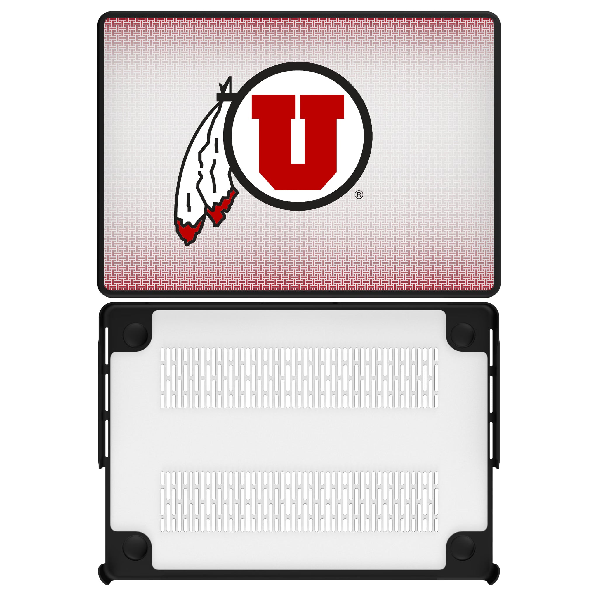 University of Utah Utes Linen MacBook Laptop Case for Apple MacBook#Device_MacBook Pro (14-inch, 2021) / MacBook Pro (14-inch, 2023) / MacBook Pro (14-inch, 2024)