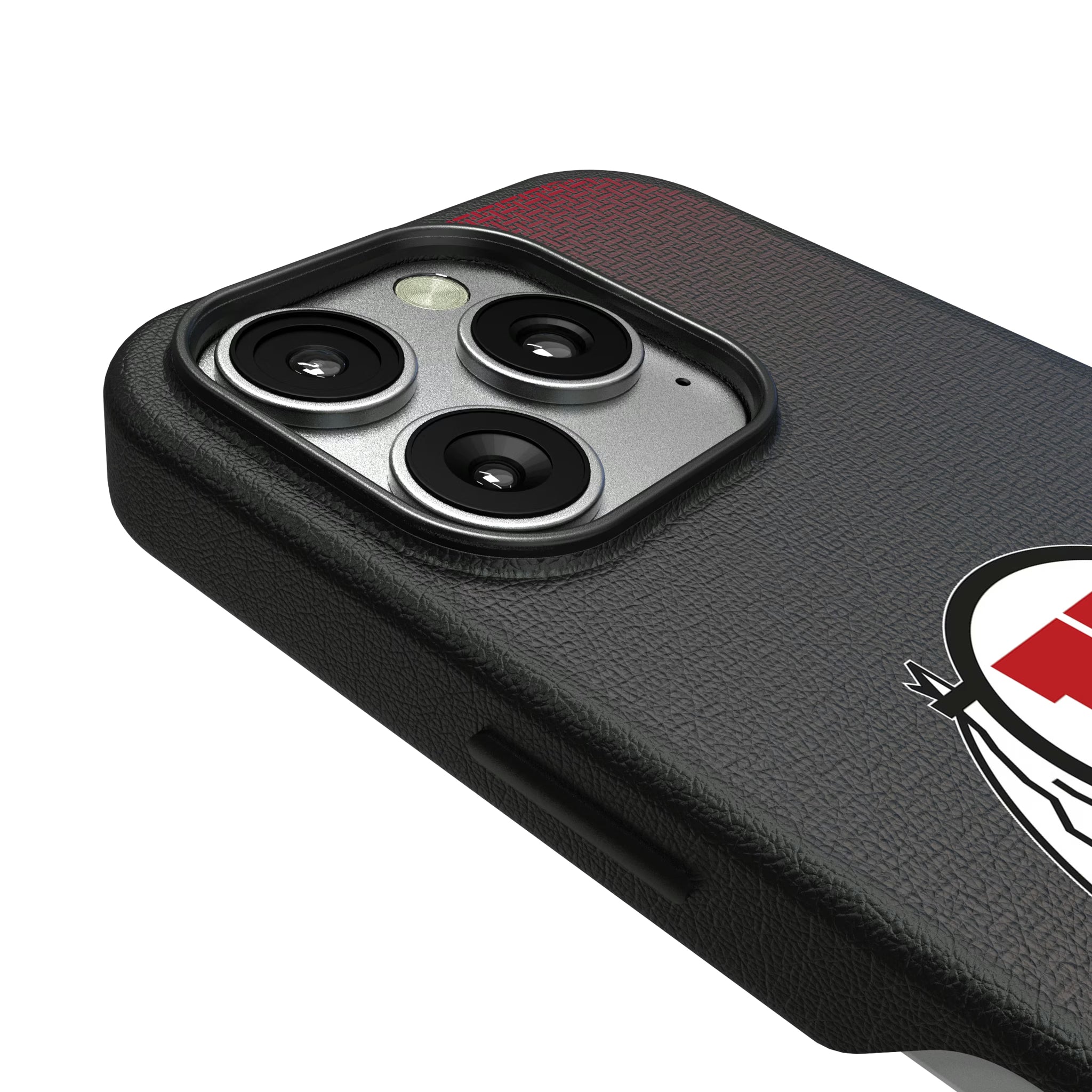 University of Utah Utes Linen iPhone MagSafe Compatible Phone Case for Apple iPhone - Detail