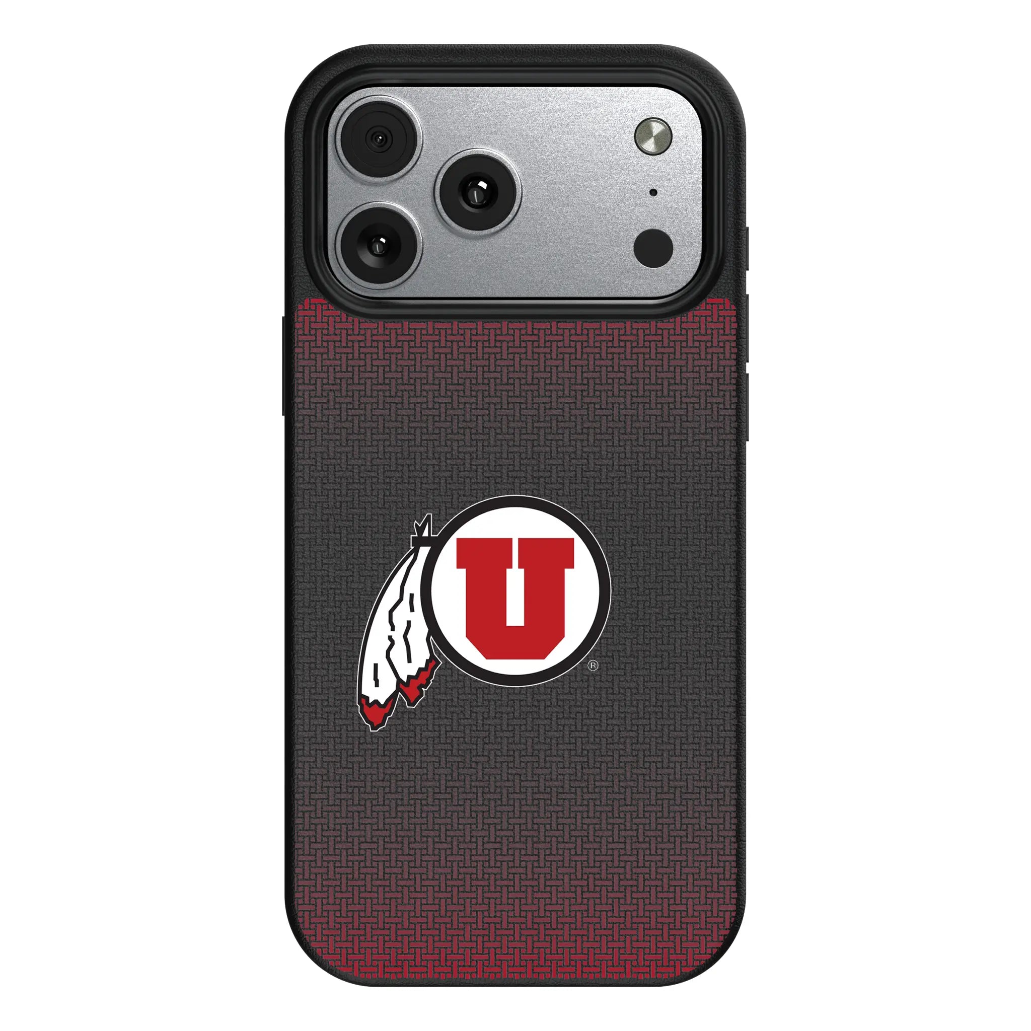 University of Utah Utes Linen iPhone MagSafe Compatible Phone Case for Apple iPhone#Device_iPhone 17 Pro Max
