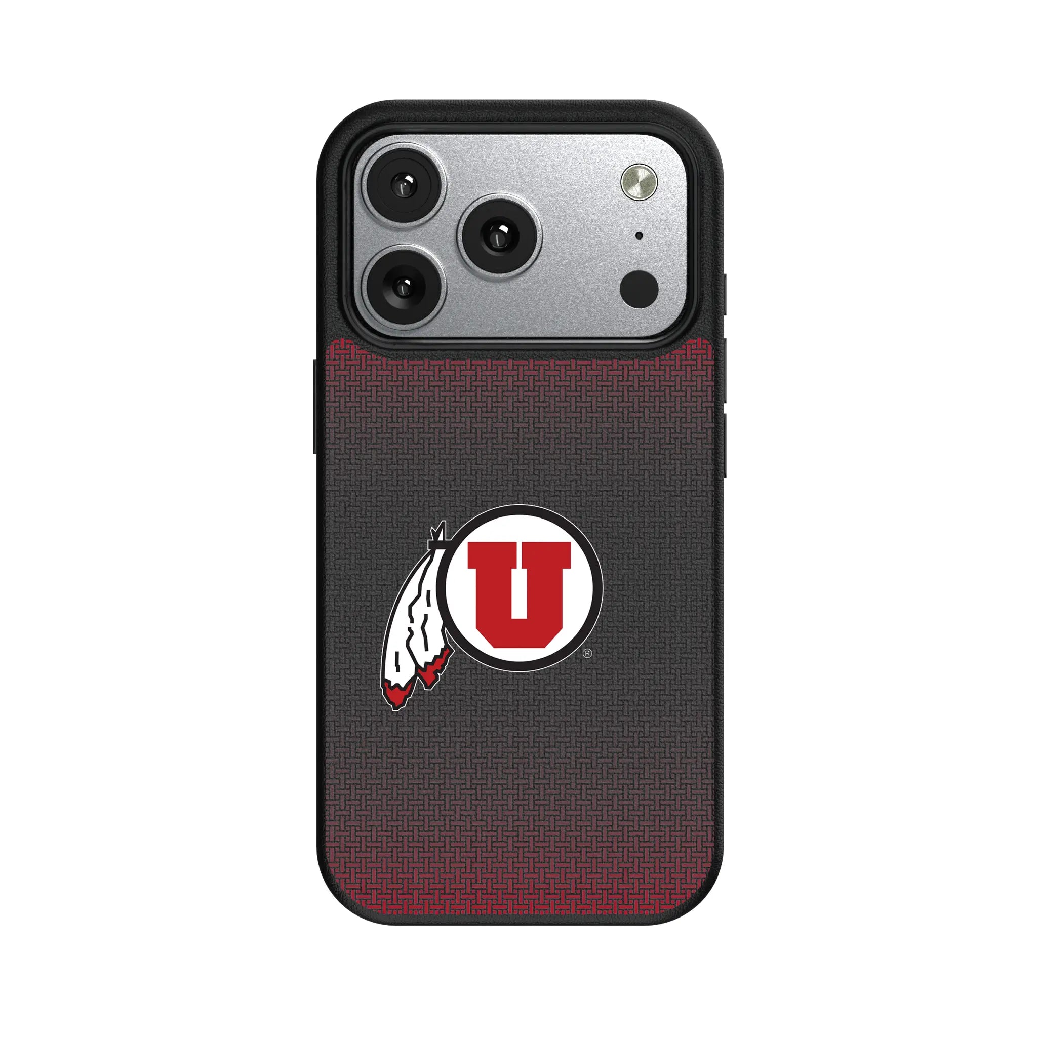 University of Utah Utes Linen iPhone MagSafe Compatible Phone Case for Apple iPhone#Device_iPhone 17 Pro