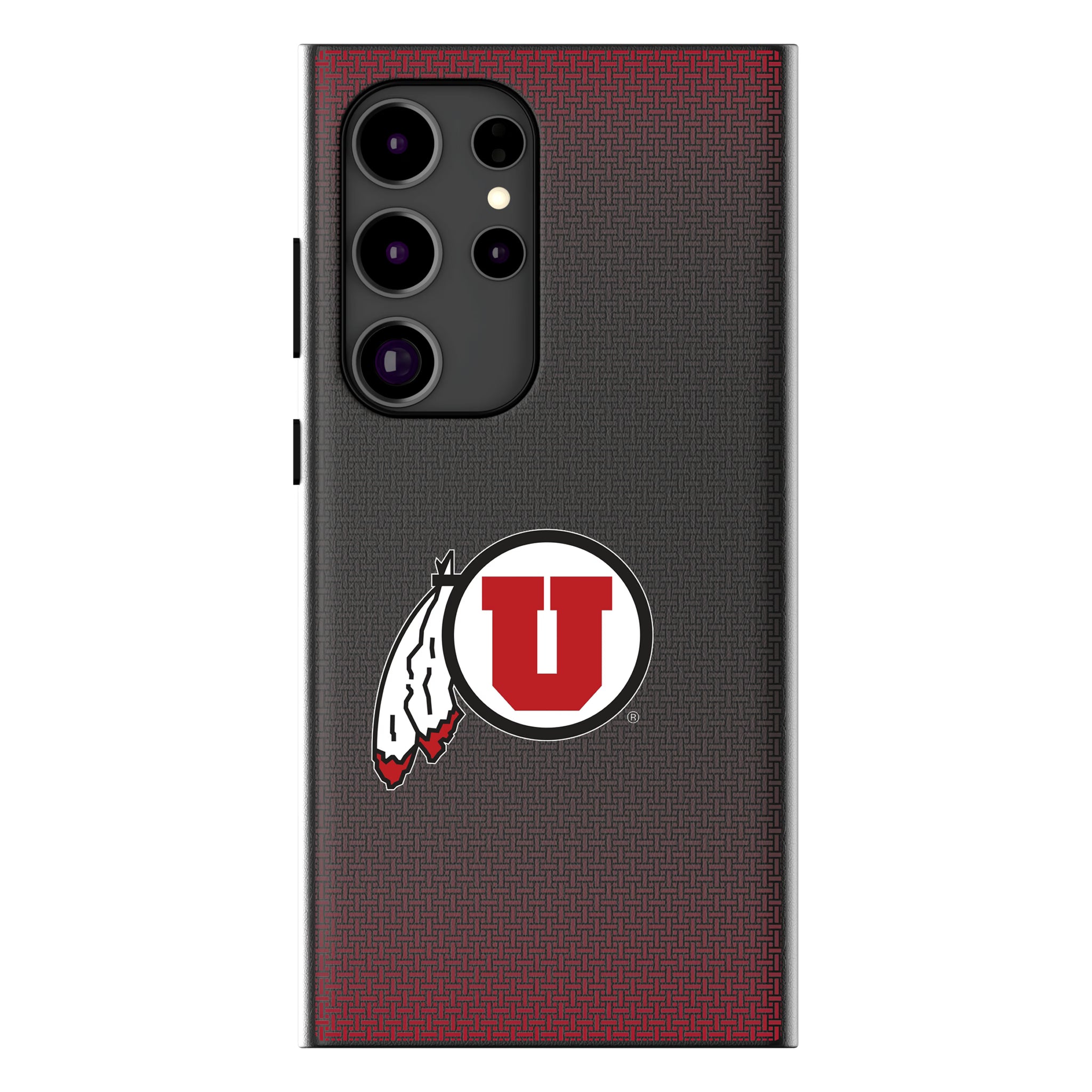 University of Utah Utes Linen Galaxy MagSafe Compatible Phone Case for Samsung Galaxy