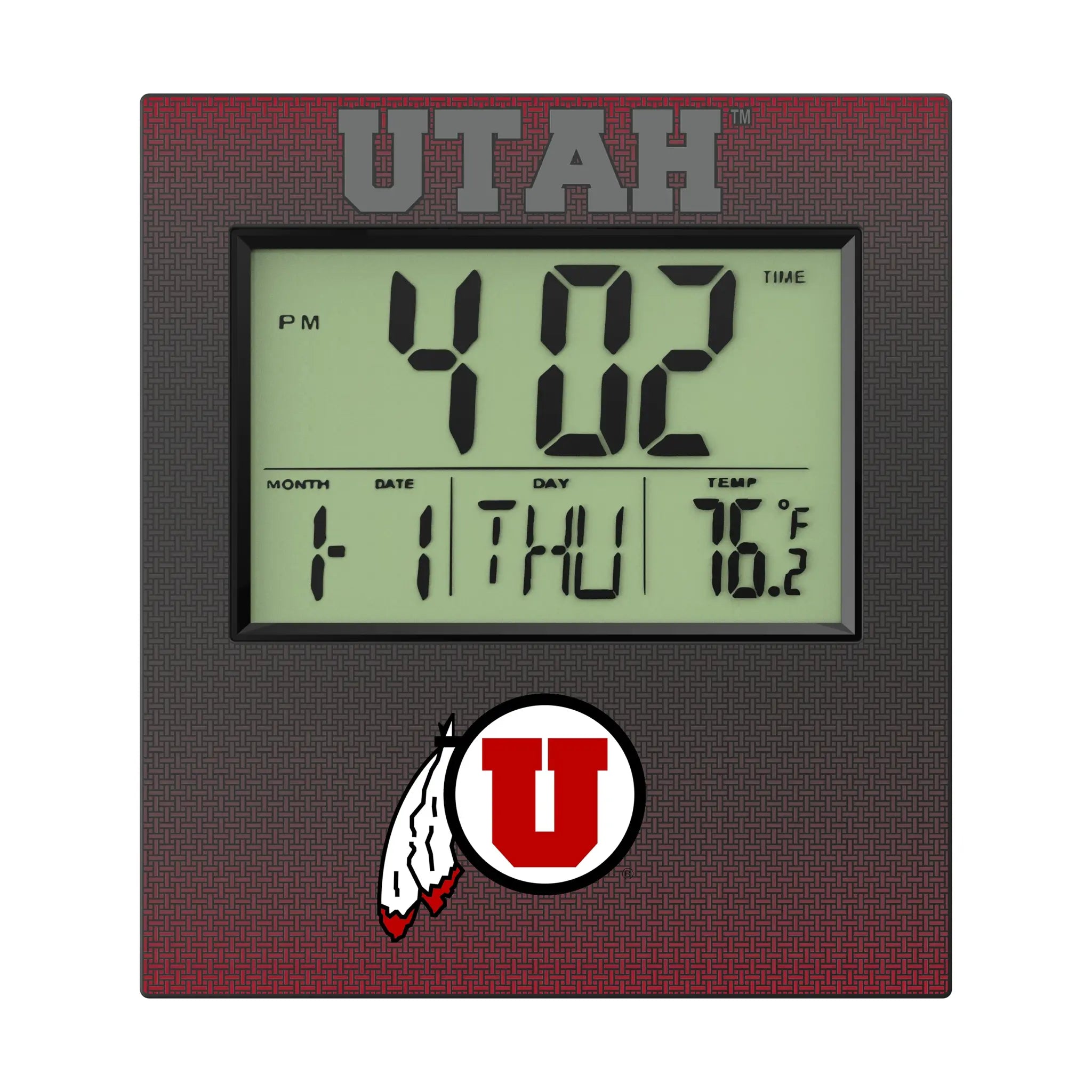 University of Utah Utes Linen Wall Clock