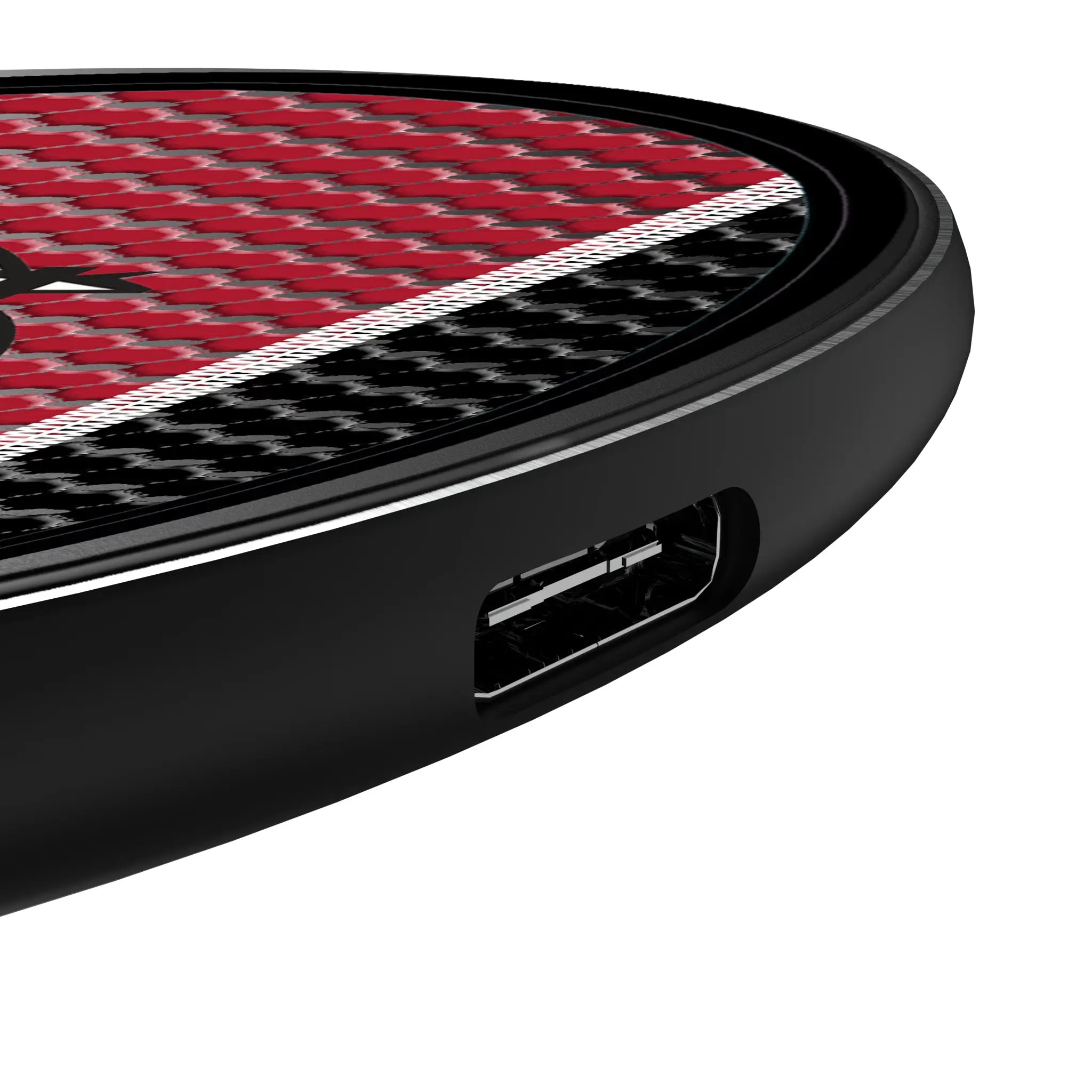 University of Utah Utes Mesh 15-Watt Wireless Charger - Detail