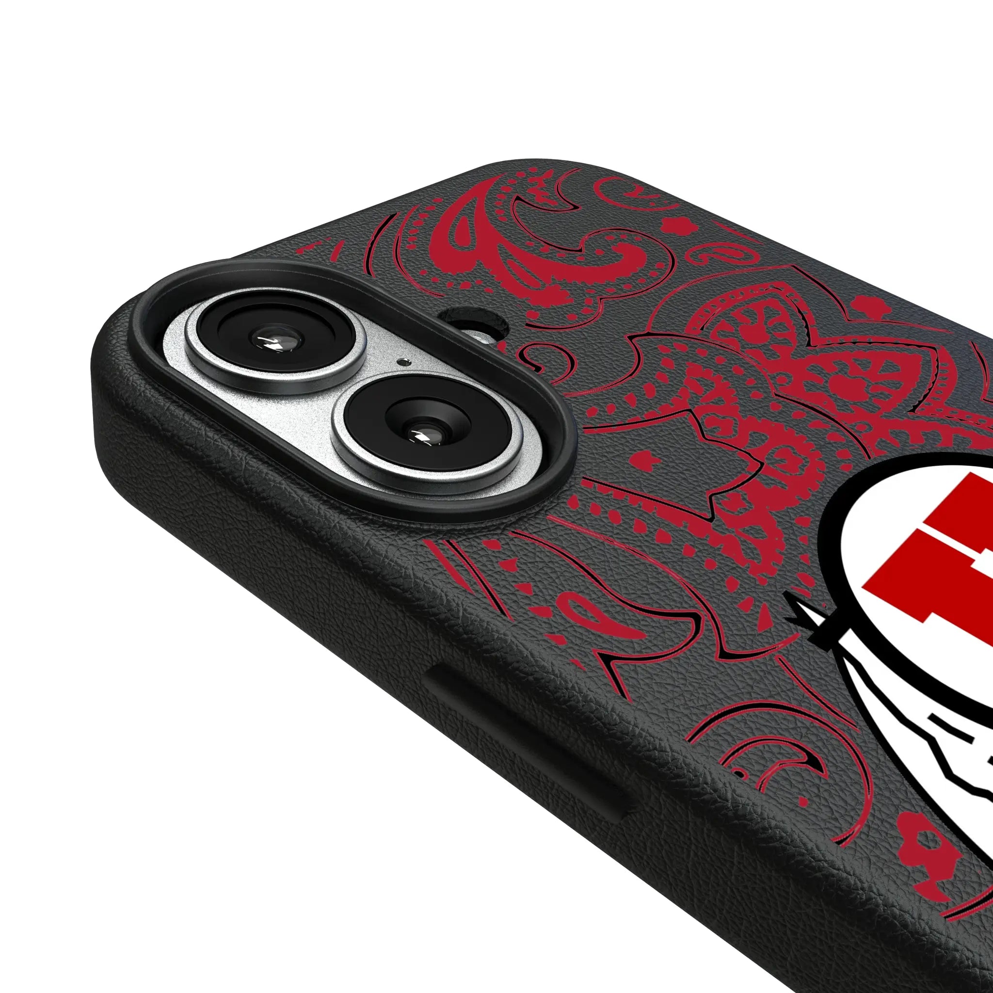 University of Utah Utes Paisley iPhone MagSafe Compatible Phone Case for Apple iPhone - Detail#Device_iPhone 17