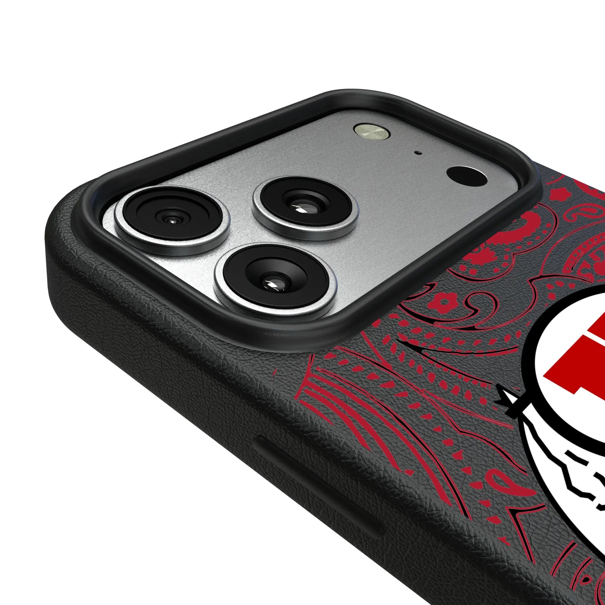University of Utah Utes Paisley iPhone MagSafe Compatible Phone Case for Apple iPhone - Detail#Device_iPhone 17 Pro Max