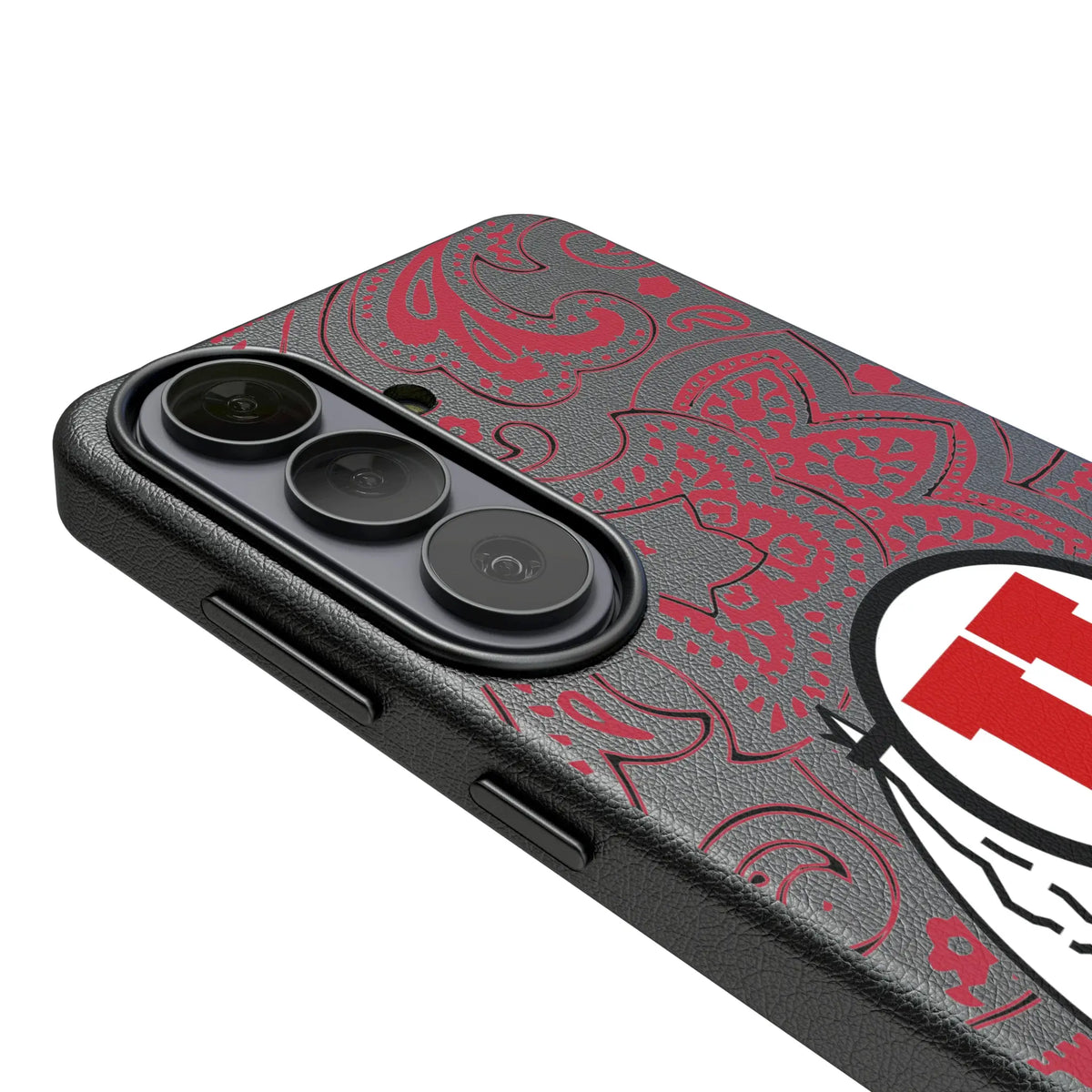 University of Utah Utes Paisley Galaxy MagSafe Compatible Phone Case for Samsung Galaxy - Detail#Device_Galaxy S26 Plus