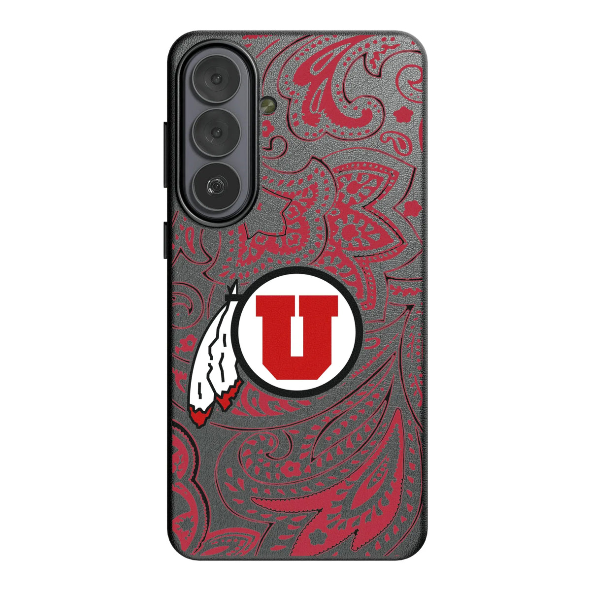 University of Utah Utes Paisley Galaxy MagSafe Compatible Phone Case for Samsung Galaxy#Device_Galaxy S26 Plus