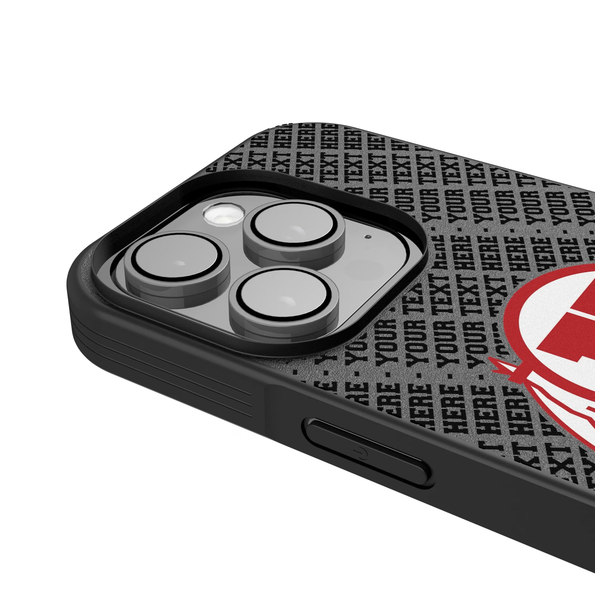 University of Utah Utes Personalized EndZone Plus iPhone Bump Phone Case for Apple iPhone - Detail