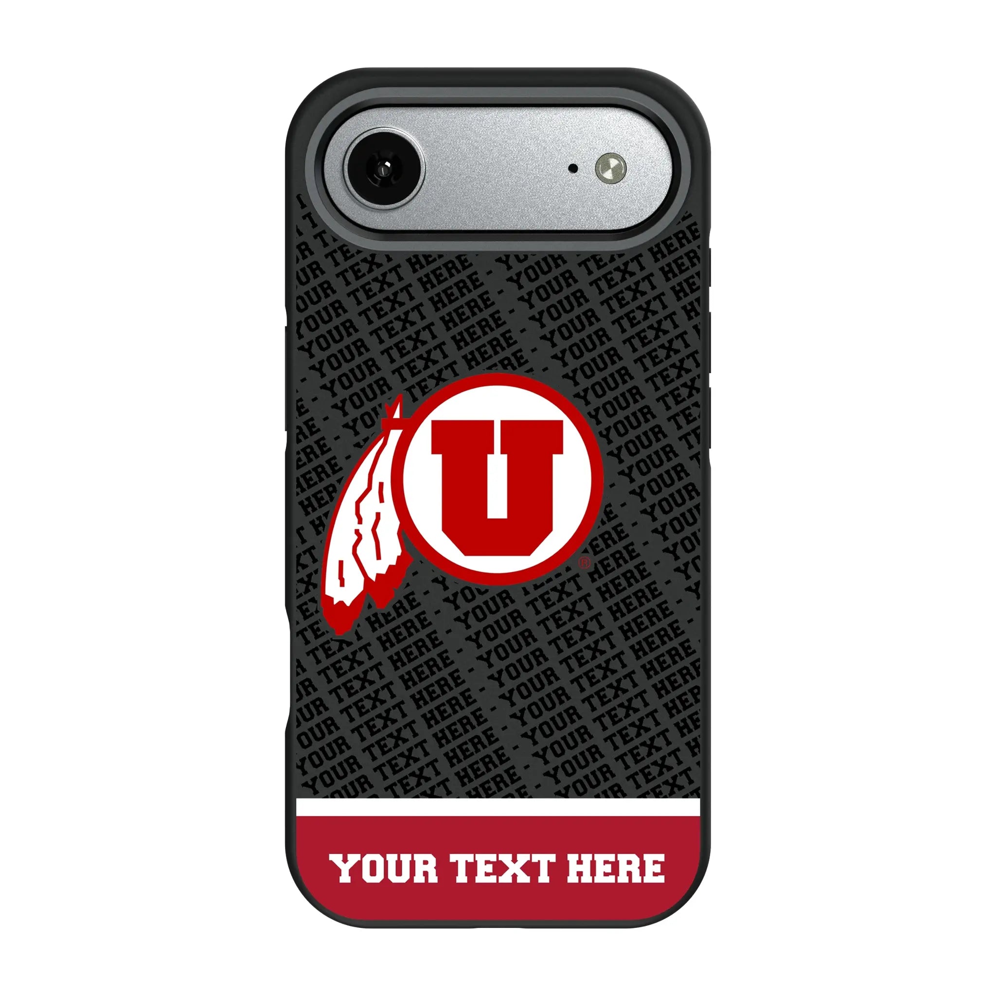 University of Utah Utes Personalized EndZone Plus iPhone Bump Phone Case for Apple iPhone#Device_iPhone Air
