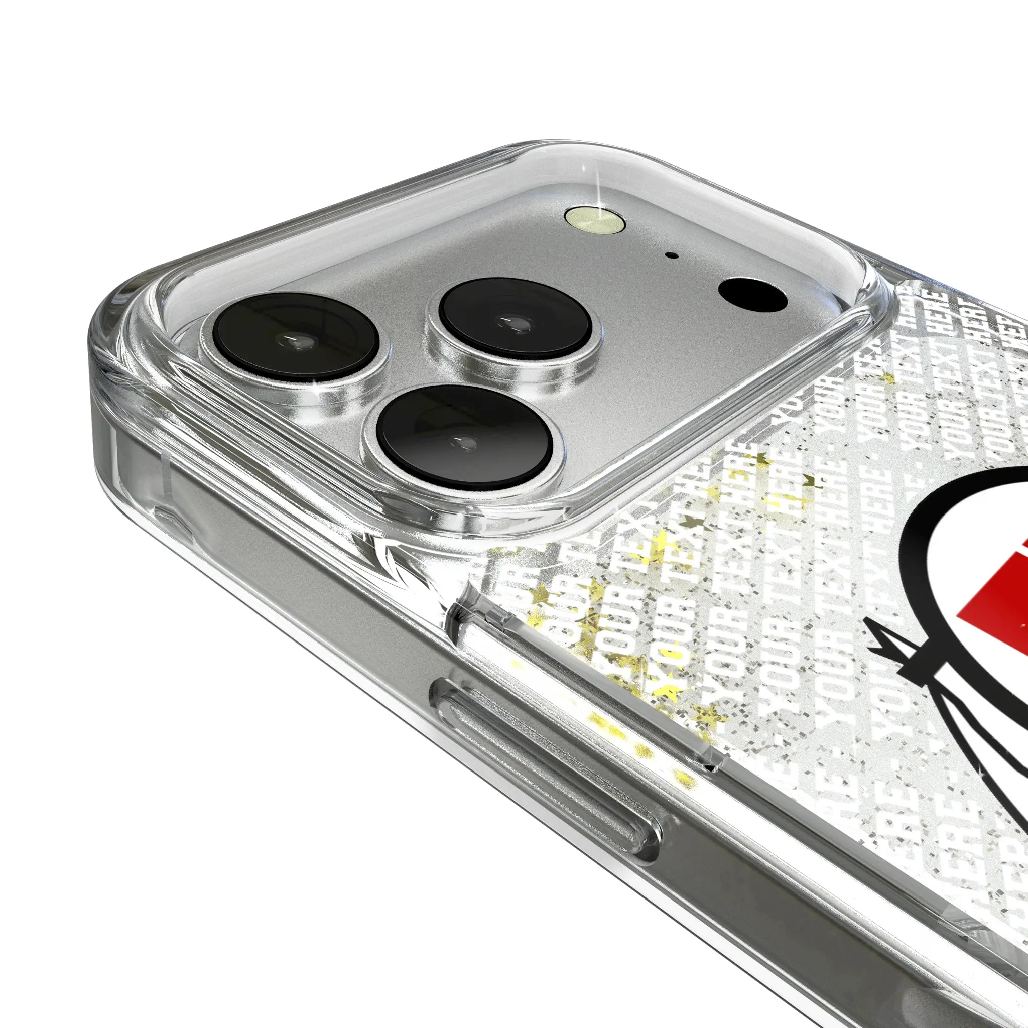 University of Utah Utes Personalized EndZone Plus iPhone Glitter Phone Case for Apple iPhone - Detail