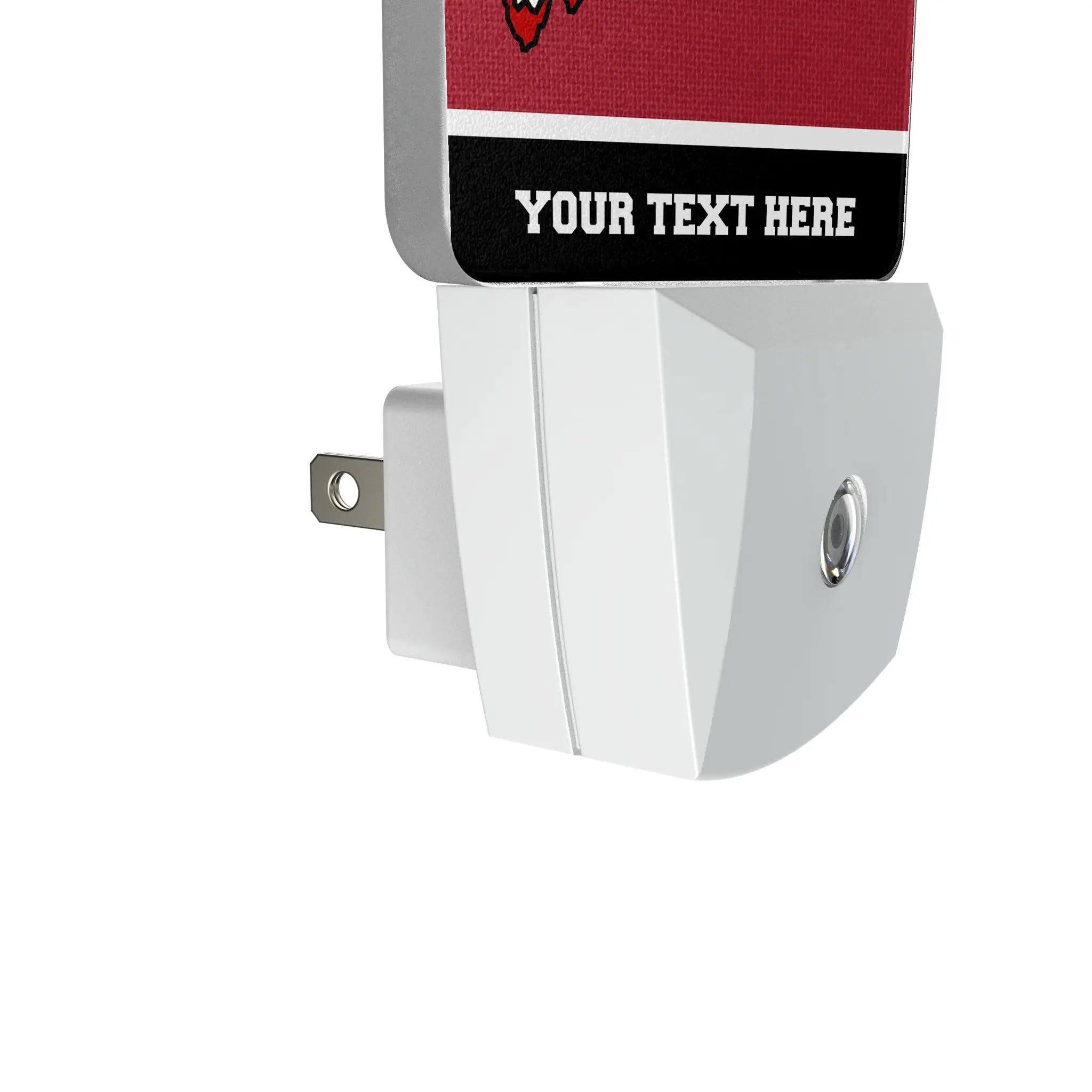 University of Utah Utes Personalized Endzone Solid Night Light 2-Pack - Detail