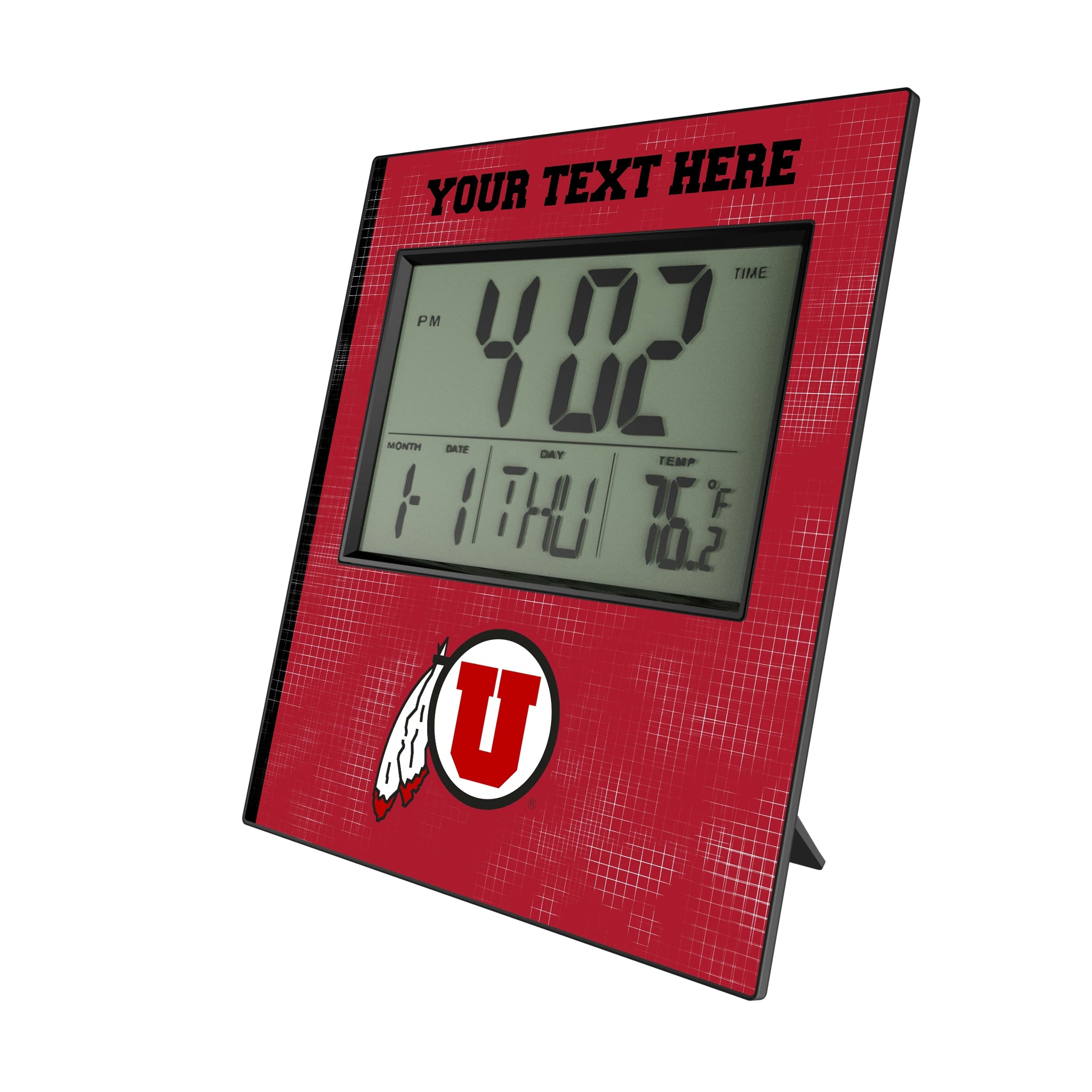 University of Utah Utes Personalized Hatch Wall Clock
