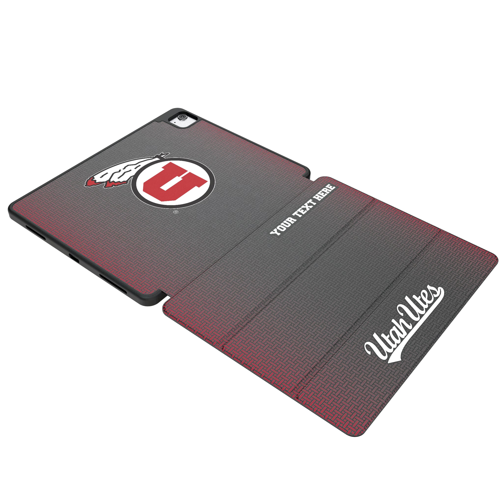 University of Utah Utes Personalized Linen iPad Tablet Case for Apple iPad