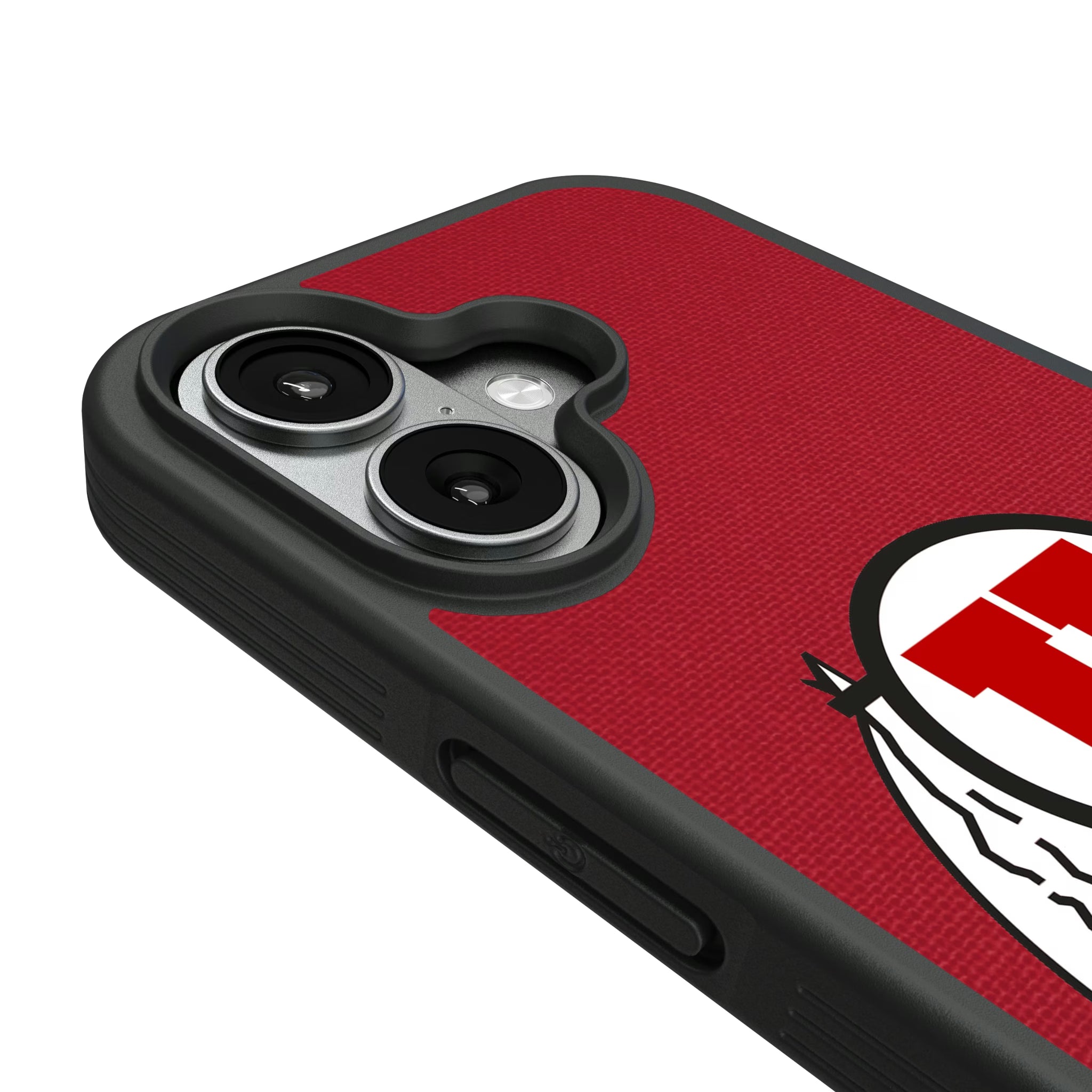 University of Utah Utes Personalized Stripe iPhone Bump Phone Case for Apple iPhone - Detail#Device_iPhone 17